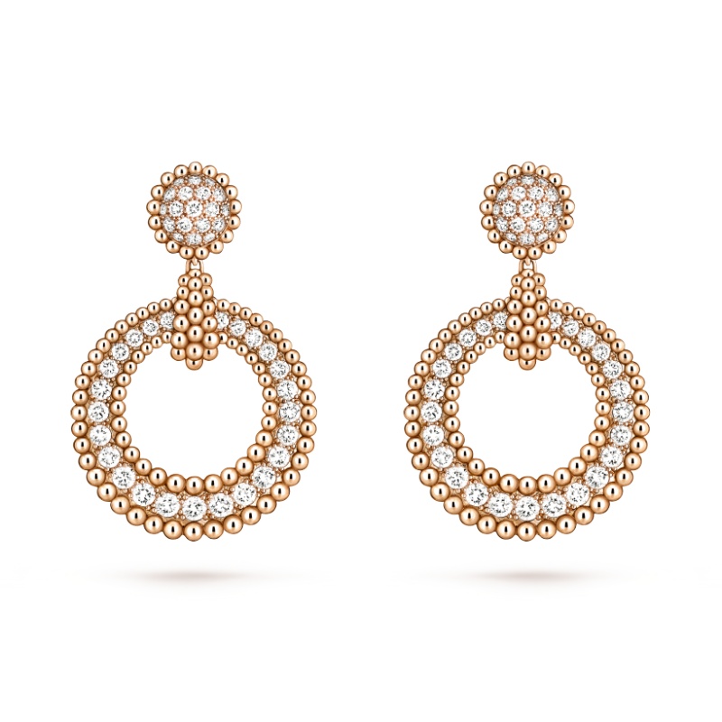 Replicate Perlée diamonds earrings(1:1 replica) - Original Replica Club