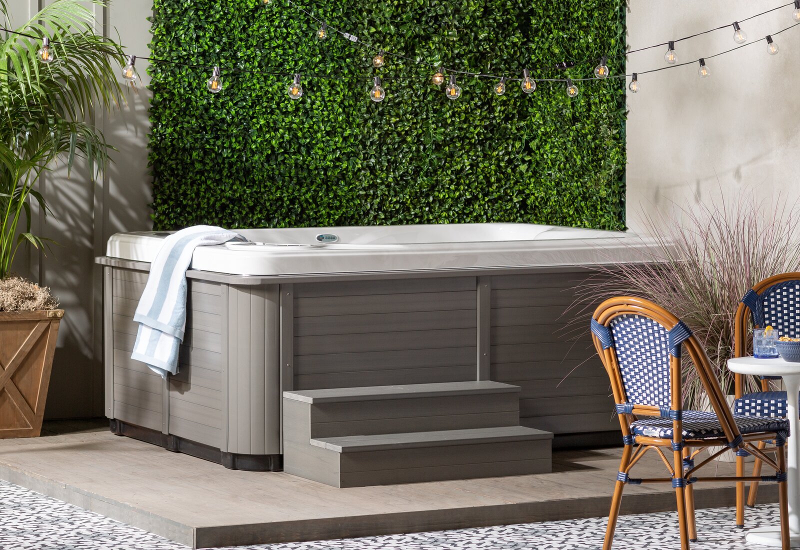 WAYFAIR Thermospas 3 - Person 35 - Jet Acrylic Rectangular Hot Tub With Ozonator