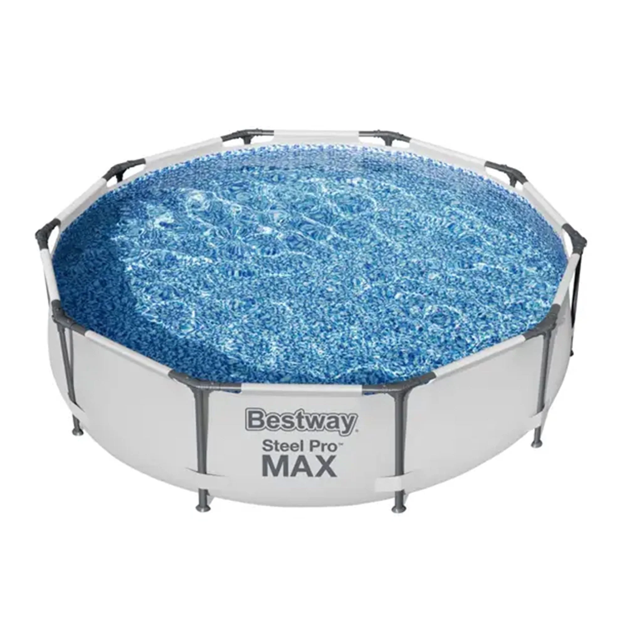 Bestway Steel Pro MAX 10'x30" Above Ground Outdoor Swimming Pool with Pump Metal frame pools Round - Image 3