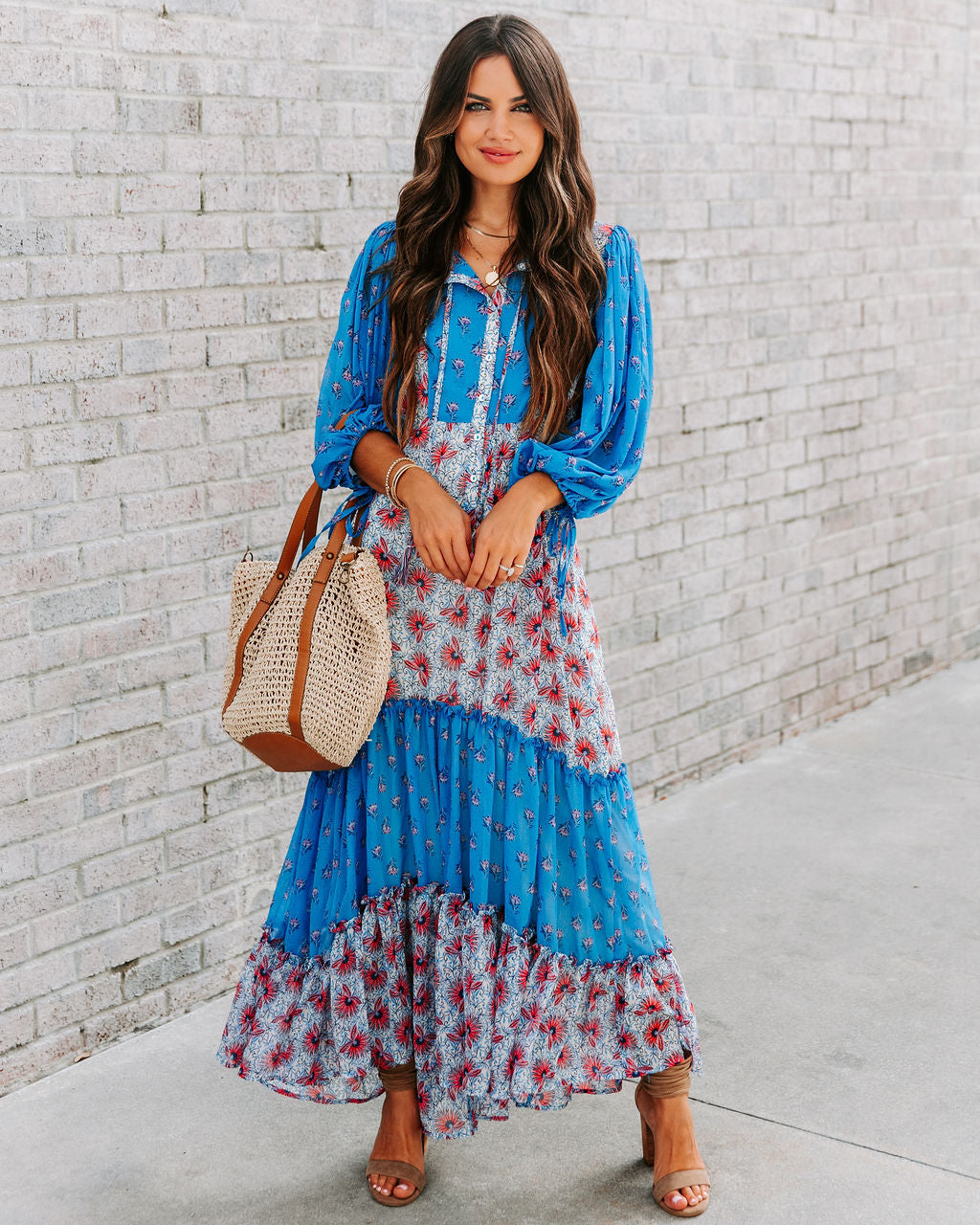 Riverette Floral Maxi Dress - FINAL SALE - Se7enfashion