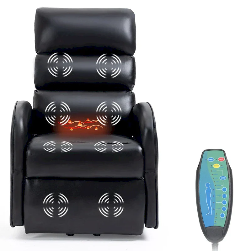 AVAWING Contemporary Electric Recliner with Power Lift and Massage Features