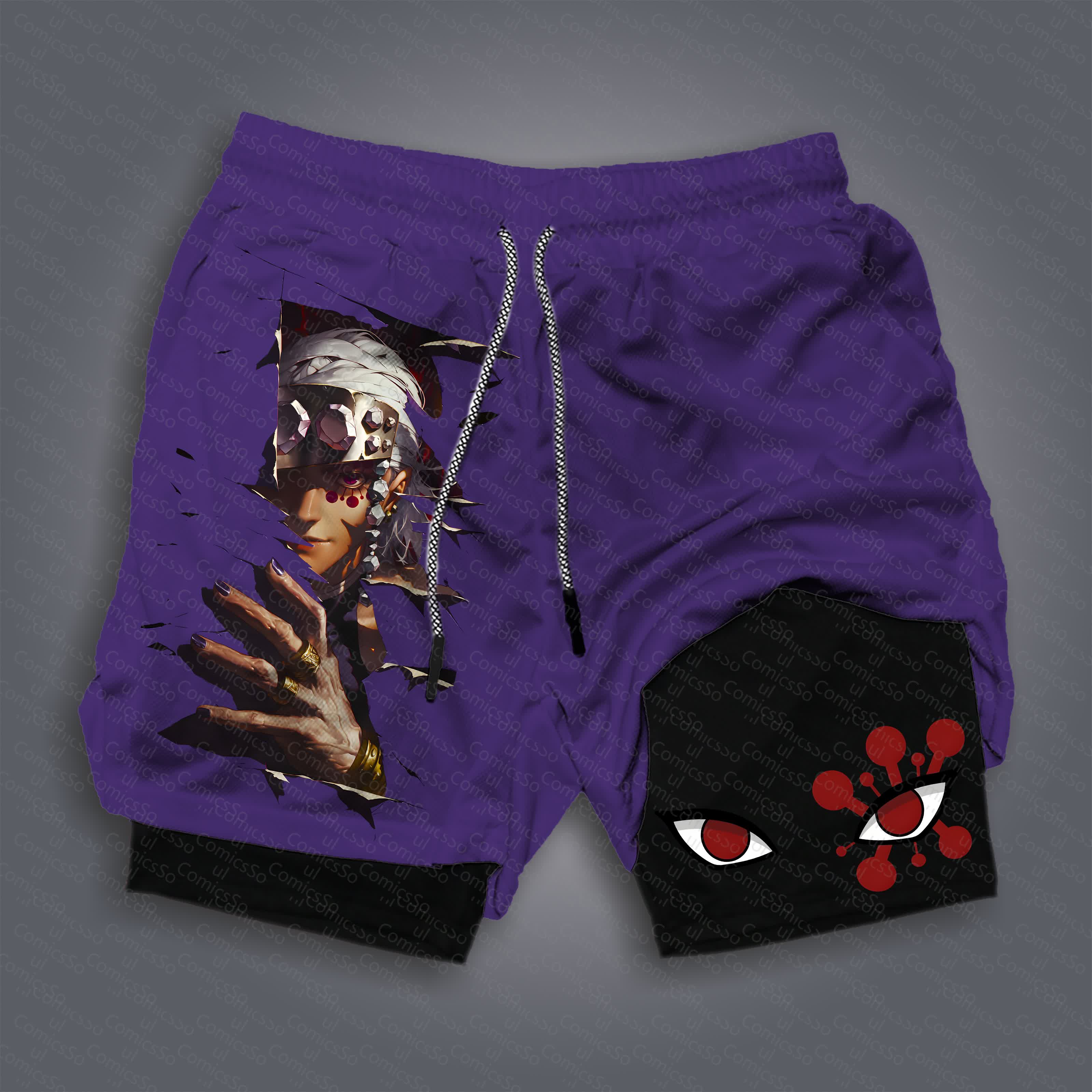Unisex  “Comicssoul” Casual Anime Streetwear Shorts