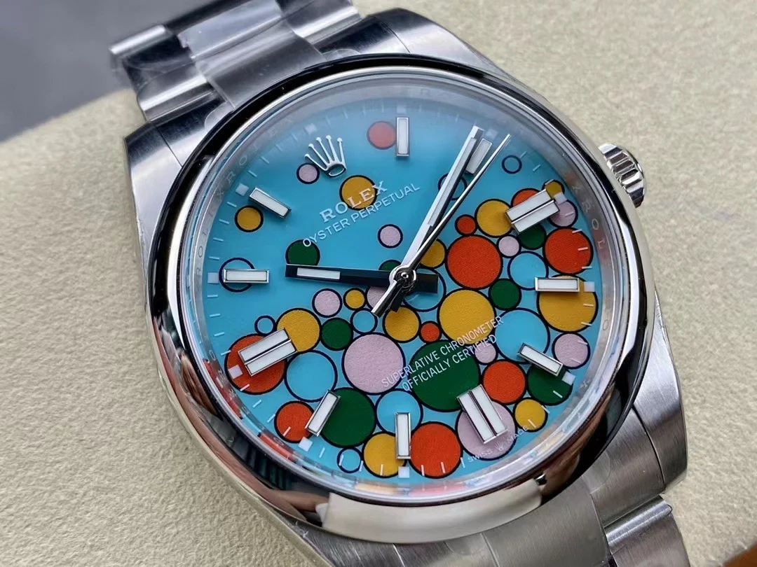 Superclone Rolex Oyster Perpetual 41 mm Turquoise Dial 124300