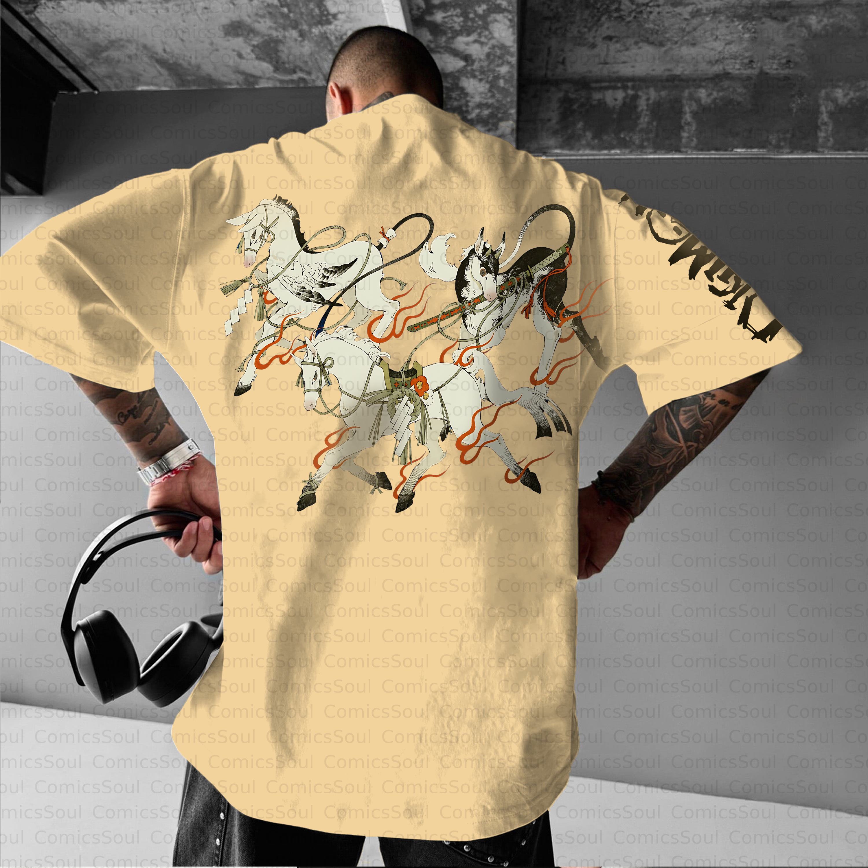 Unisex Anime Inspired Vintage T-Shirt