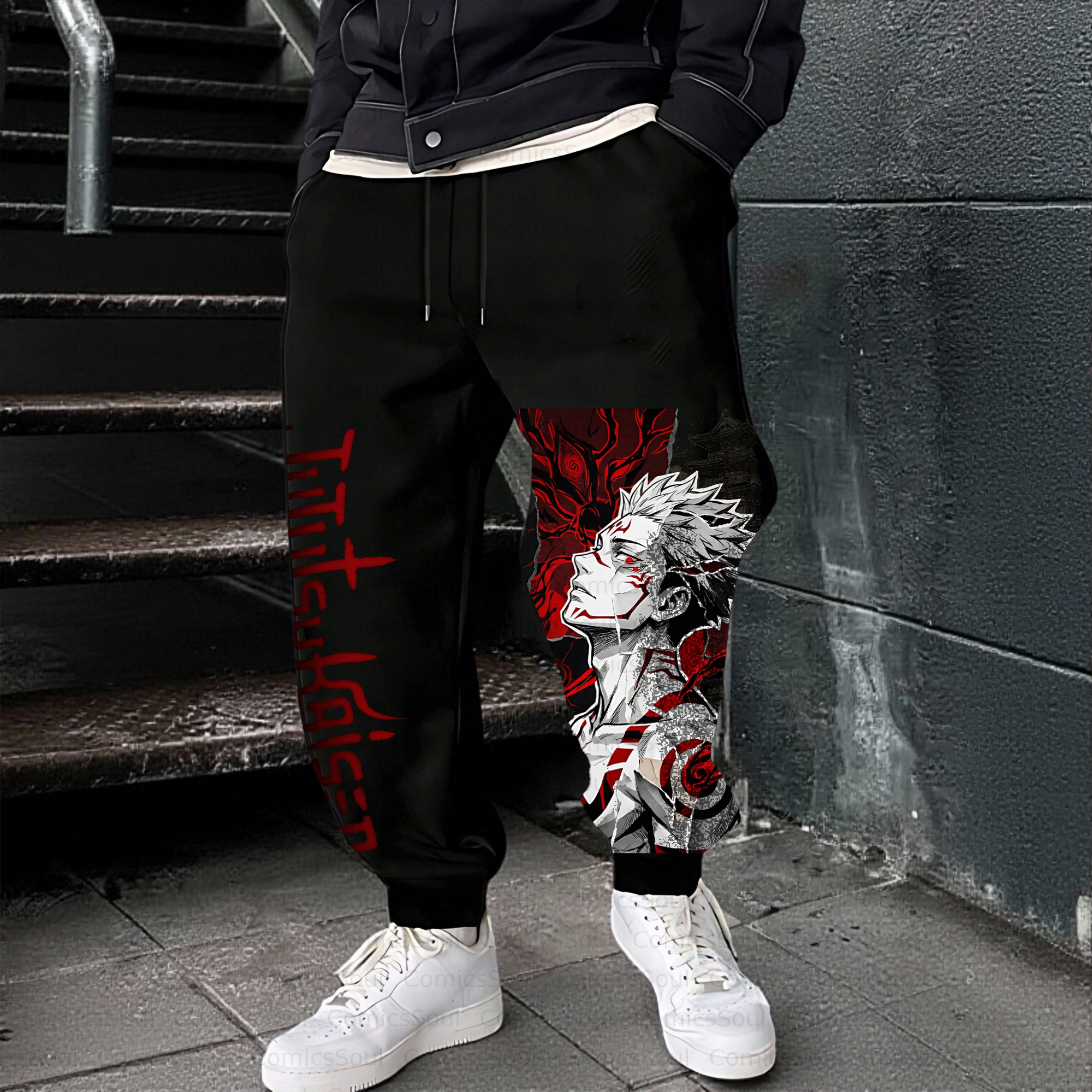 Unisex Casual Anime Streetwear Pant