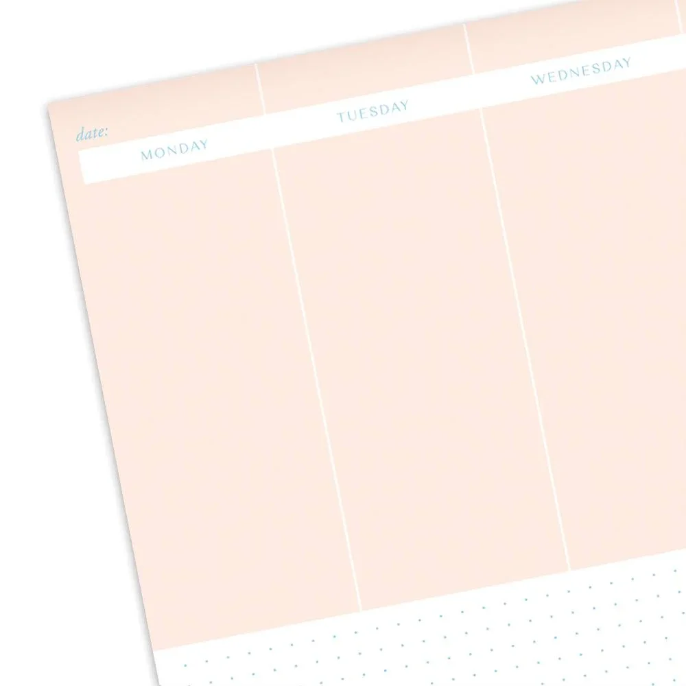 Common Modern Ginkgo Pop On Track Weekly Planner A4