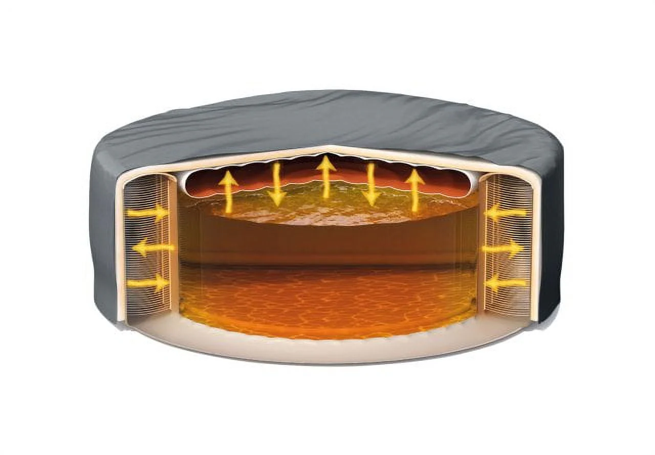 INTEX PureSpa-?Plus Bubble Inflatable Hot Tub Set - 4 Person Spa with Energy Efficient Spa Cover - Image 5