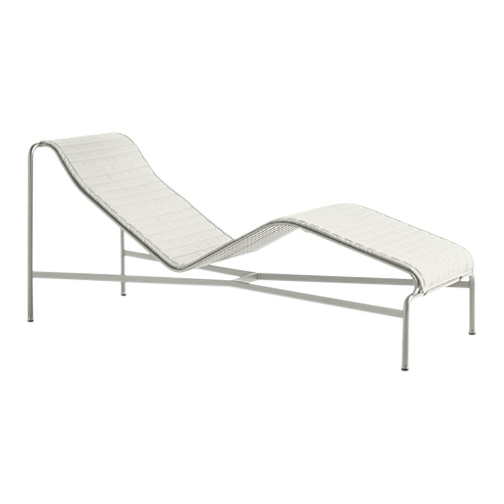 HAY Palissade Quilted Kussen voor Ligbed - Sky Grey