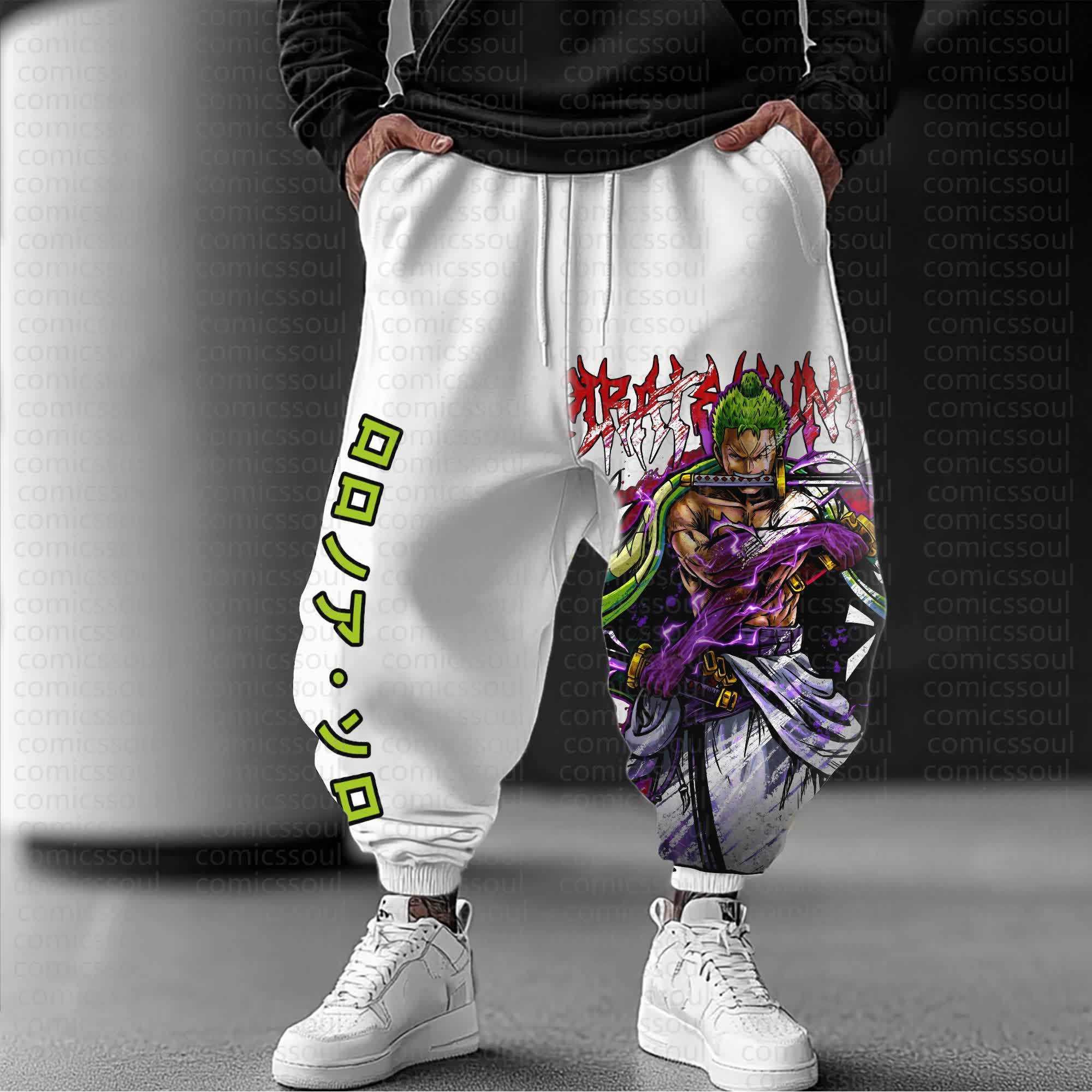 Unisex Anime Inspired Vintage Pants丨Comicssoul