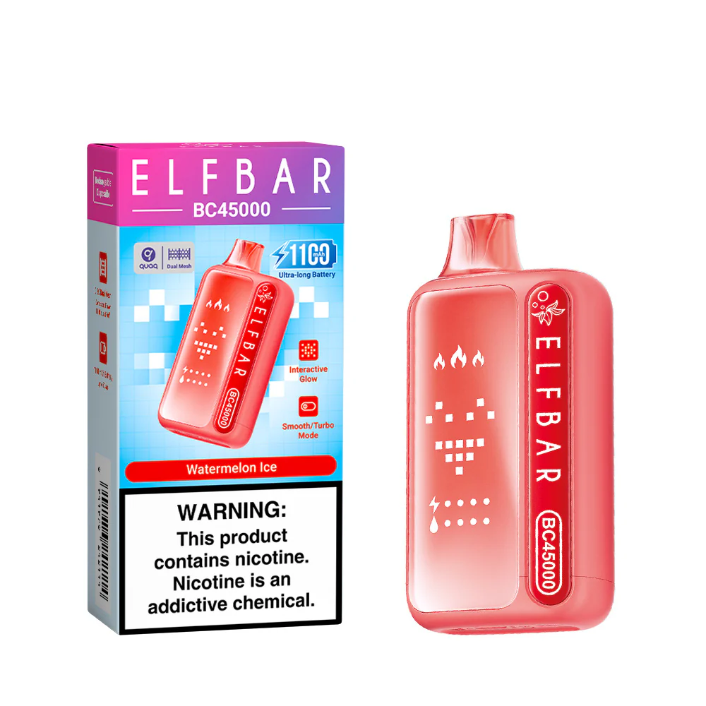 ELFBAR BC45000 ladattava kertakäyttöinen sähkötupakka (kaikki maut)
