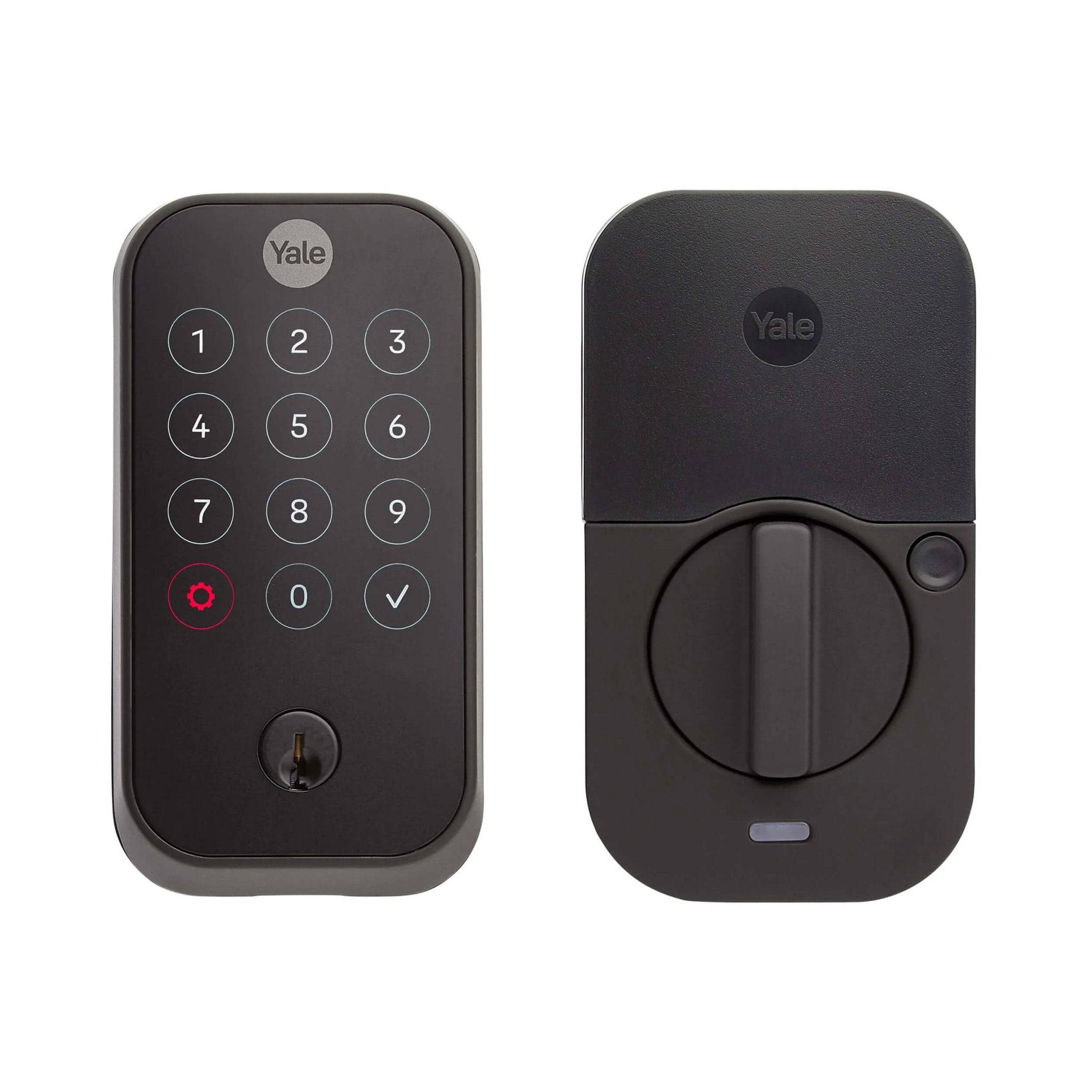 Yale Assure 2 Smart Lock Black Suede Keyed Wi-Fi Single Cylinder Deadbolt with Touchscreen Keypad(Black Suede)