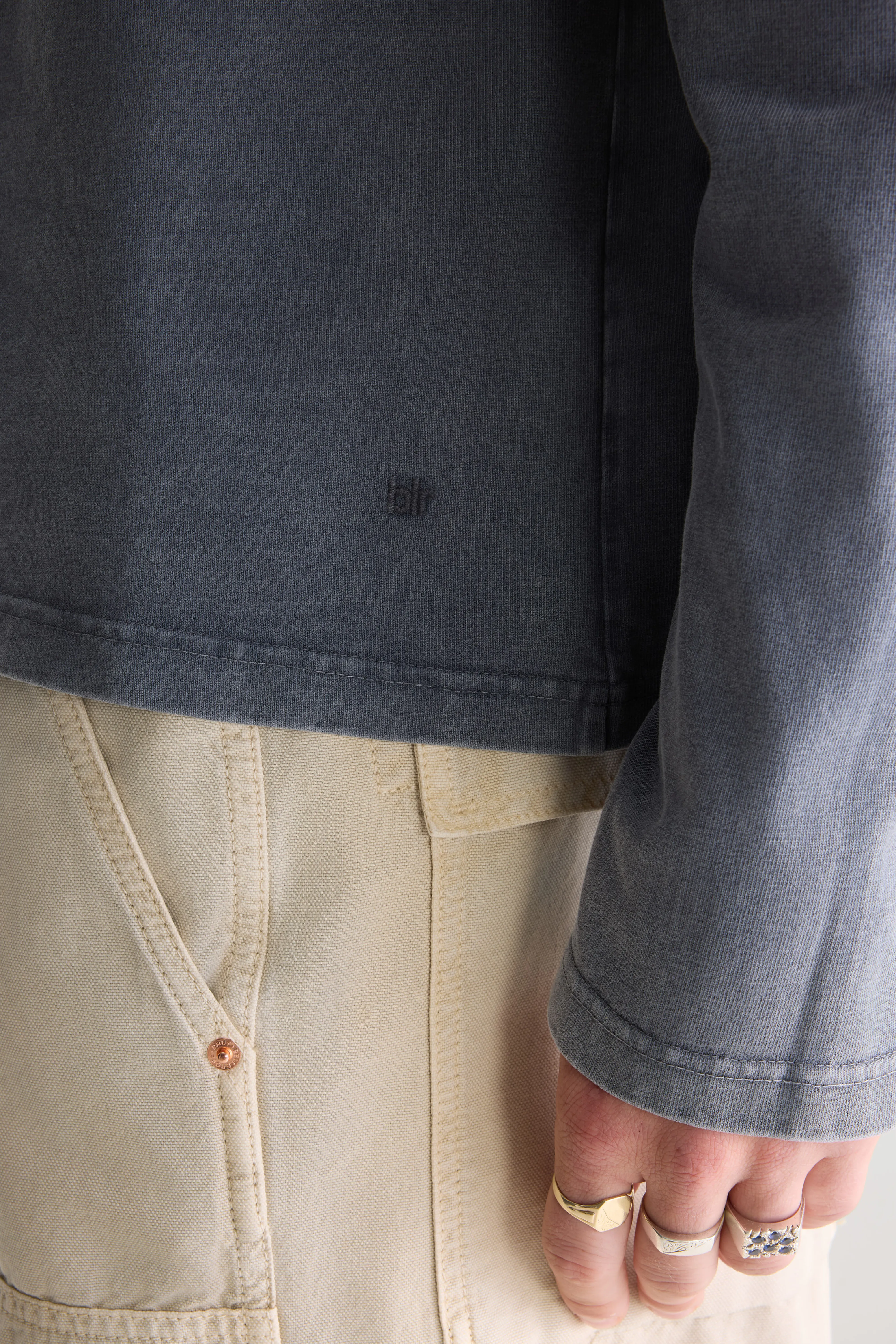 Bellerose Fuller long-sleeve t-shirt  (261 / M / NAVY)