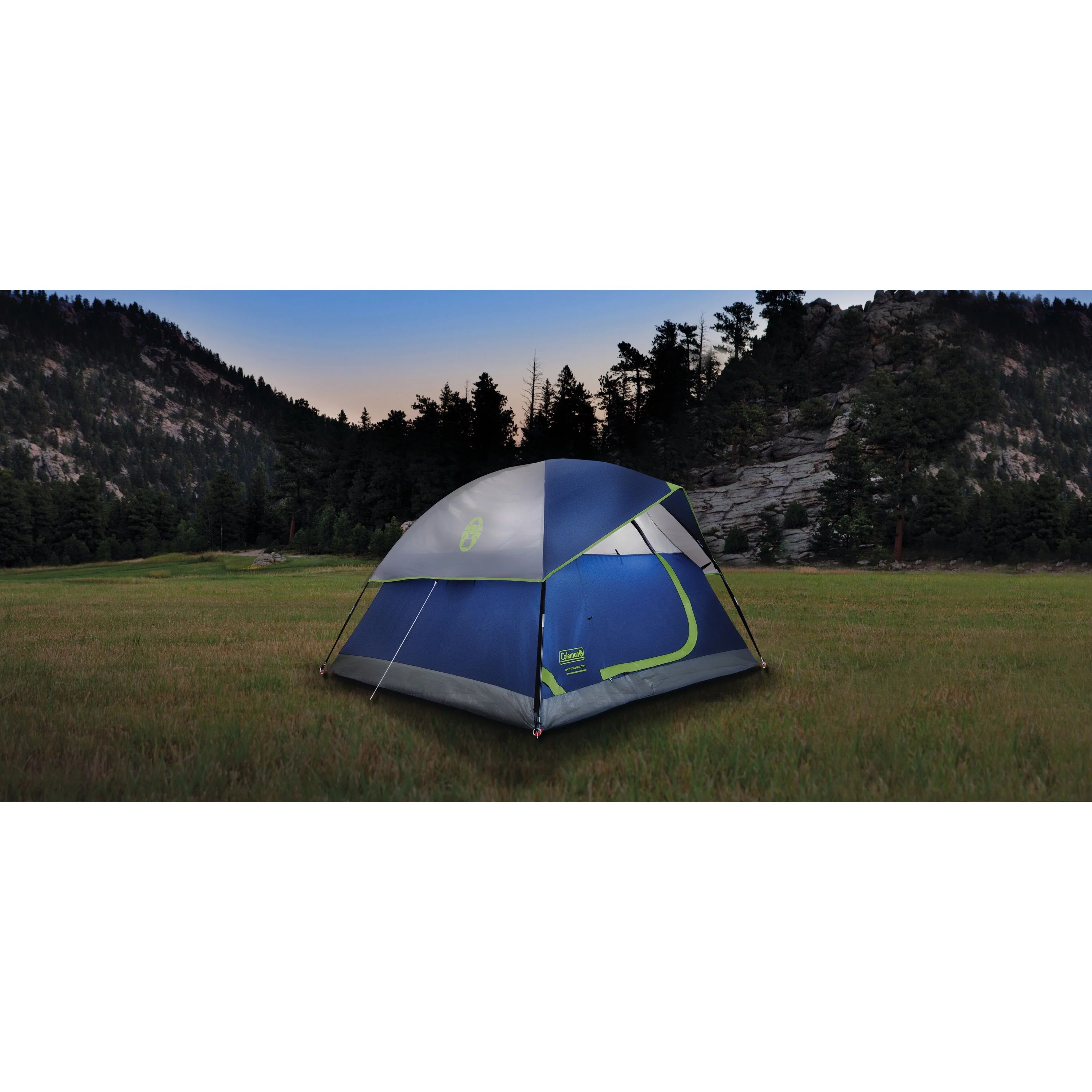 Coleman Sundome 4-Person Camping Tent, 1 Room, Blue - Image 6