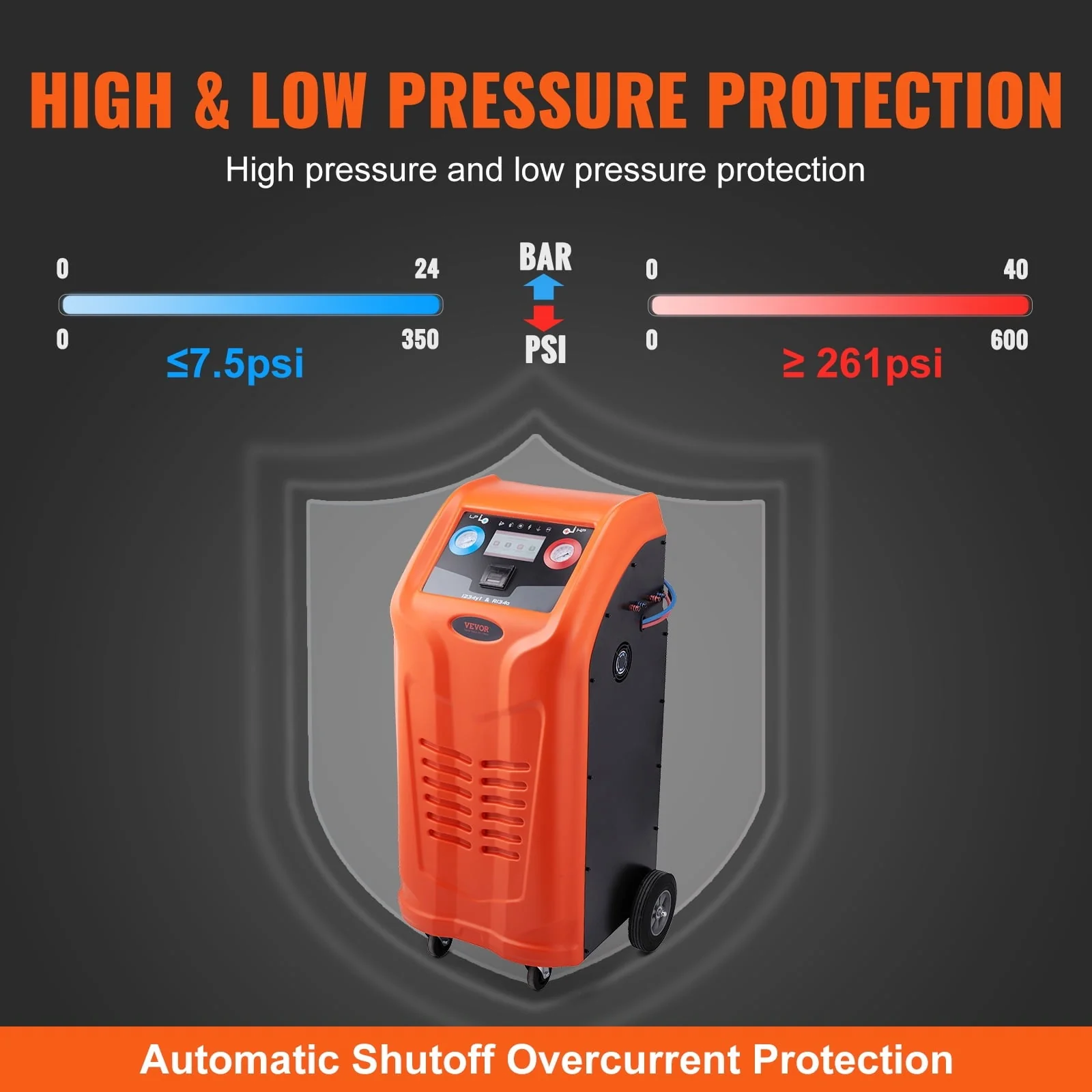 BENTISM Refrigerant Recovery Recharge Machine Fully Automatic for R134a & R1234yf - Image 5