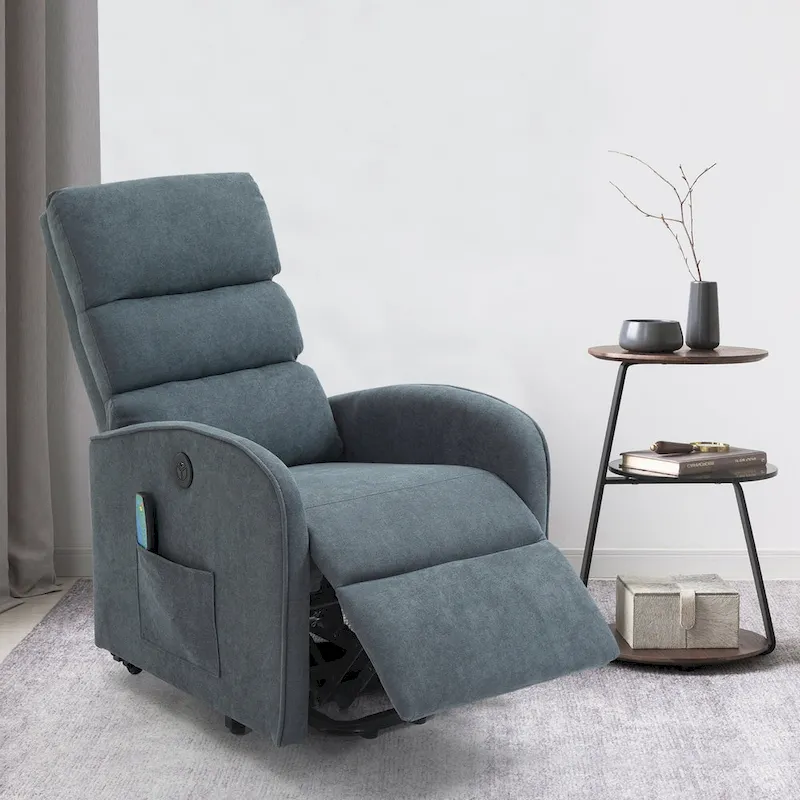 AVAWING Contemporary Electric Recliner with Power Lift and Massage Features