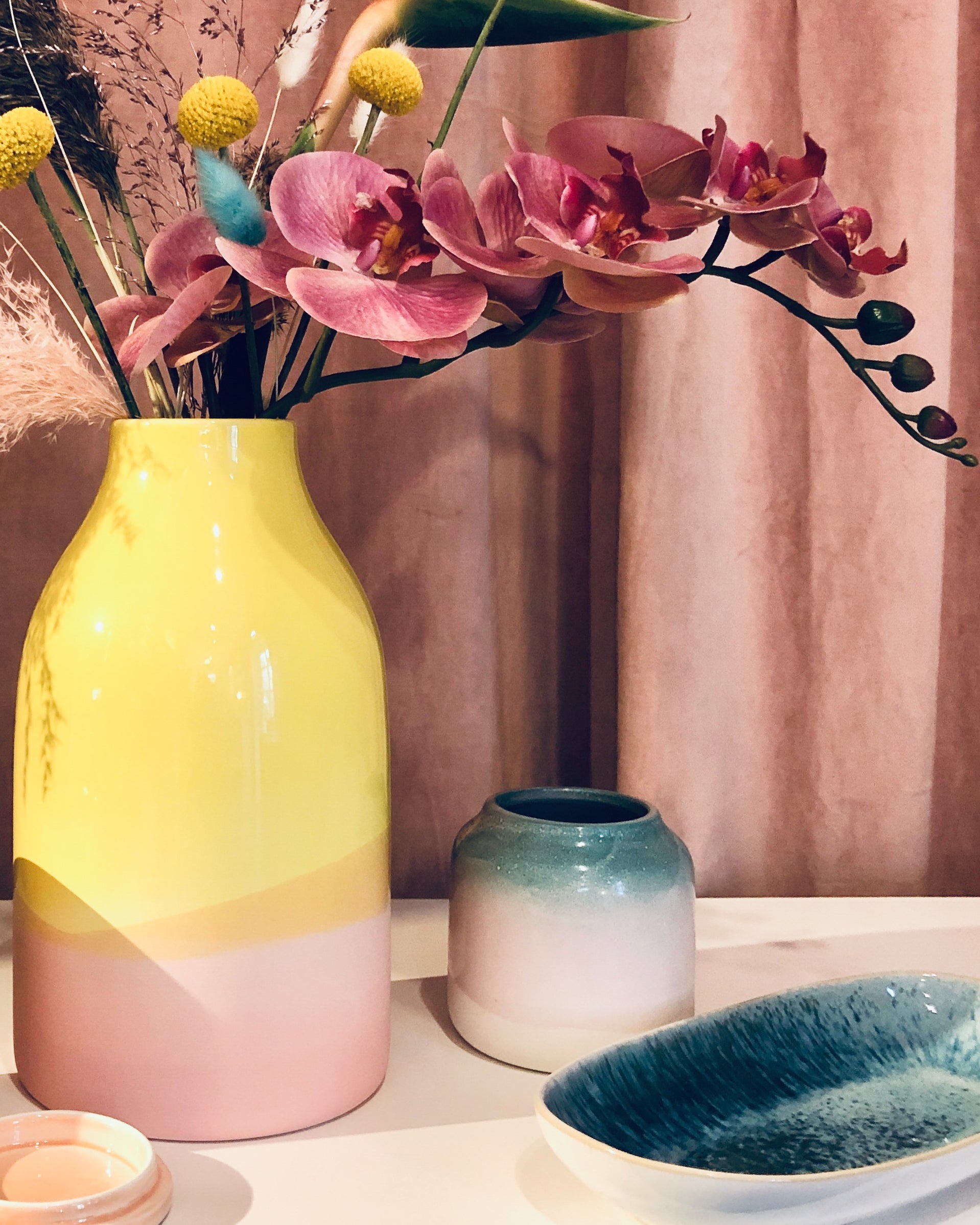 Marisa Vase M gelb rosé