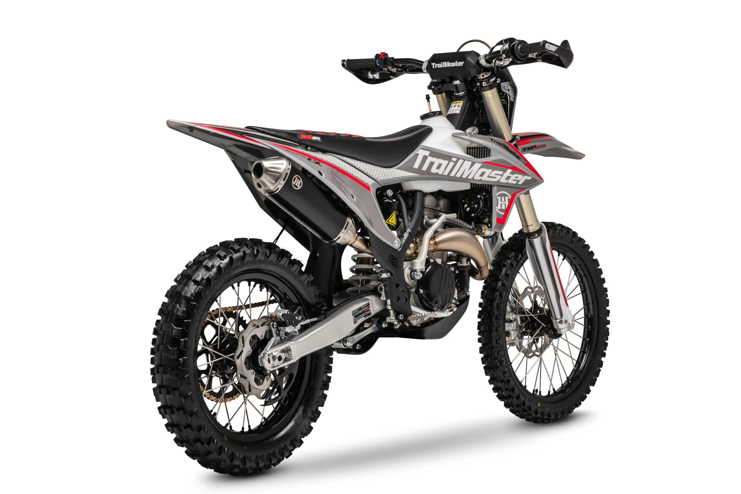 Trailmaster JHL Pro-Series High-Performance LX300 PRO Racing Ready Mid-Size Electric Start Dirt Bike (Red) - Image 5