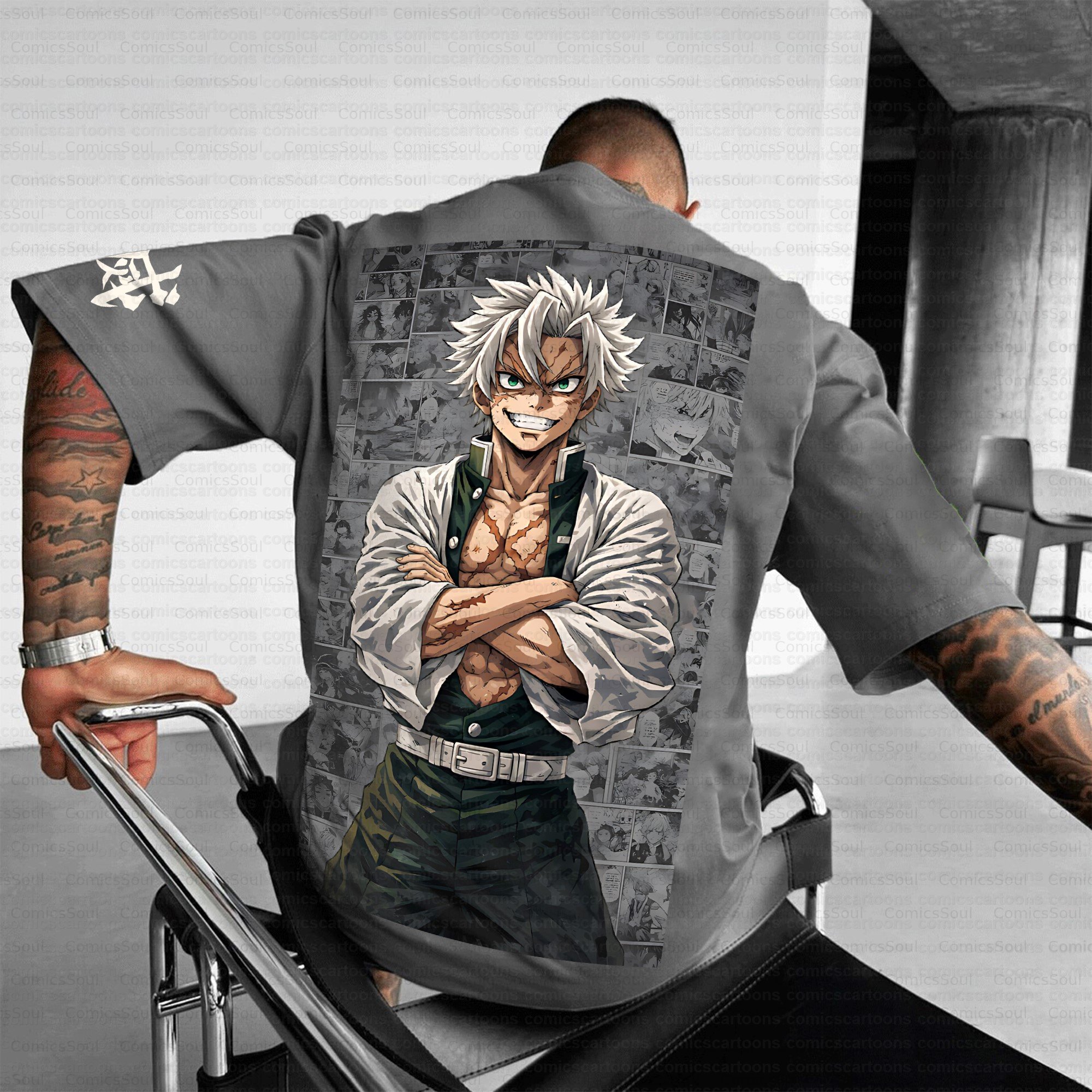 Unisex Anime Inspired Vintage T-Shirt