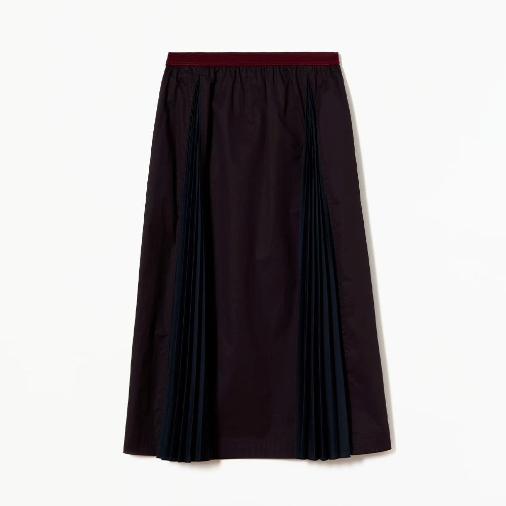 PLAN C - Jupe Midi - Noir