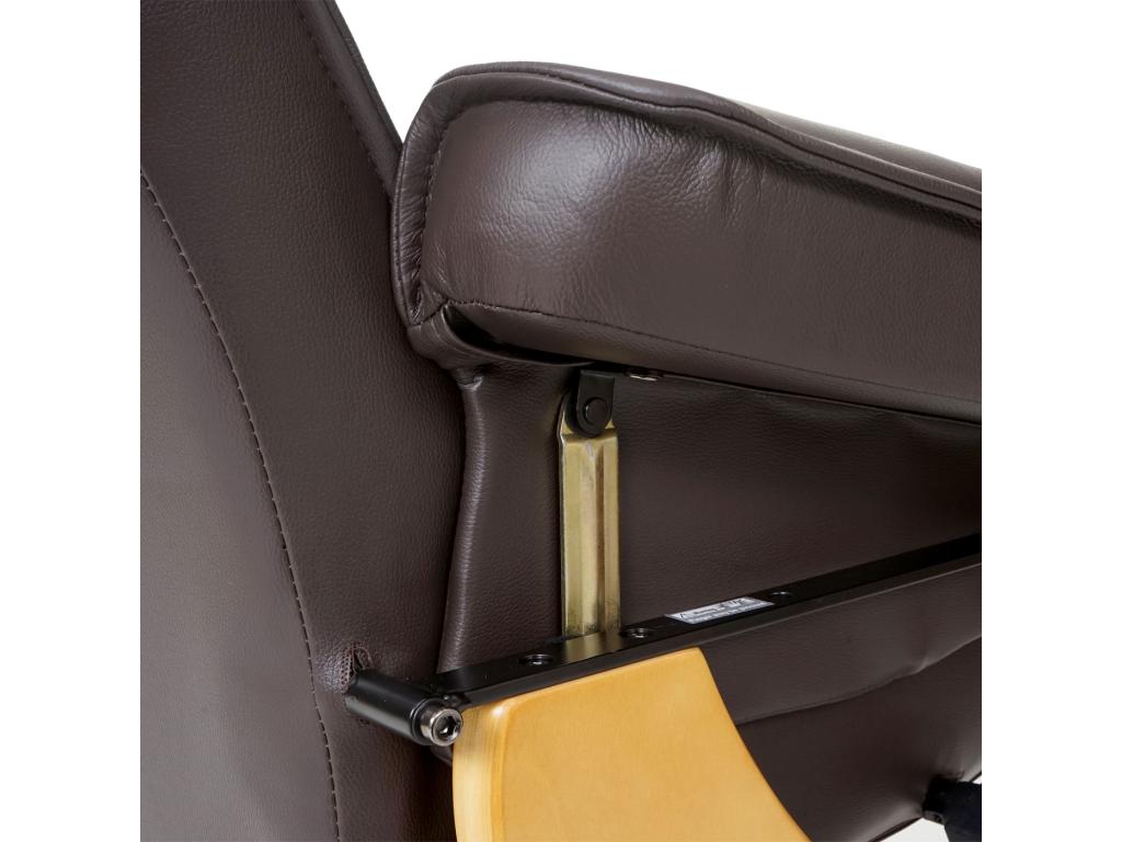 Sillón reclinable Halifax - marrón - marrón Homelyvo
