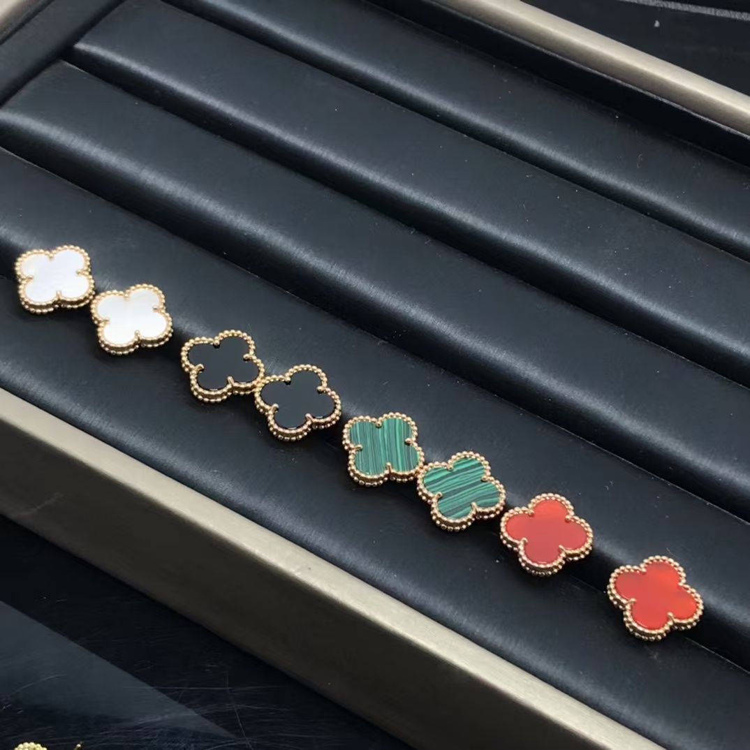 VCA Vintage Alhambra Earrings - Big - Original Replica Club