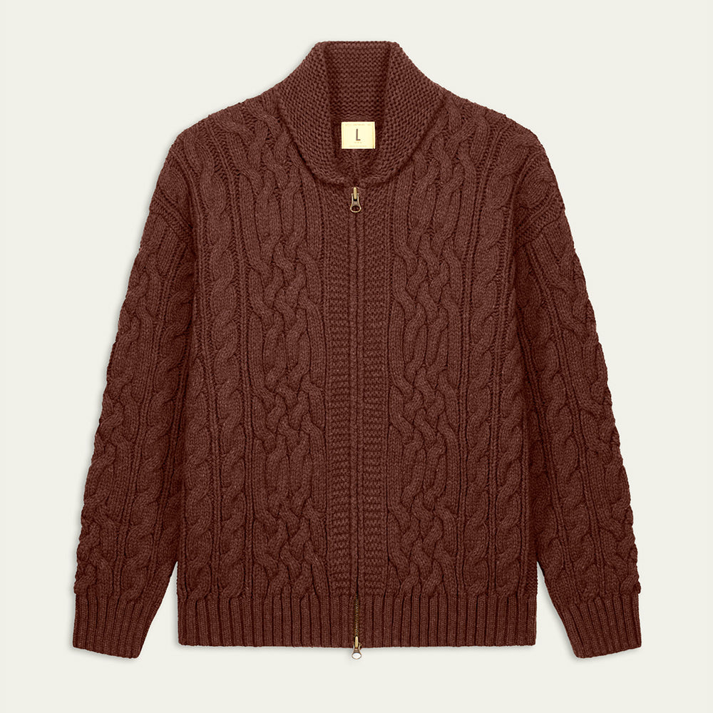 Nitto Knitwear - Cardigan Ohannes - Marron
