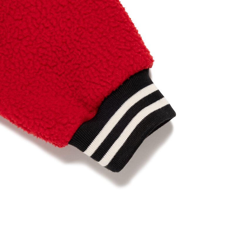 HUMAN MADE HALF-ZIP FLEECE PULLOVER