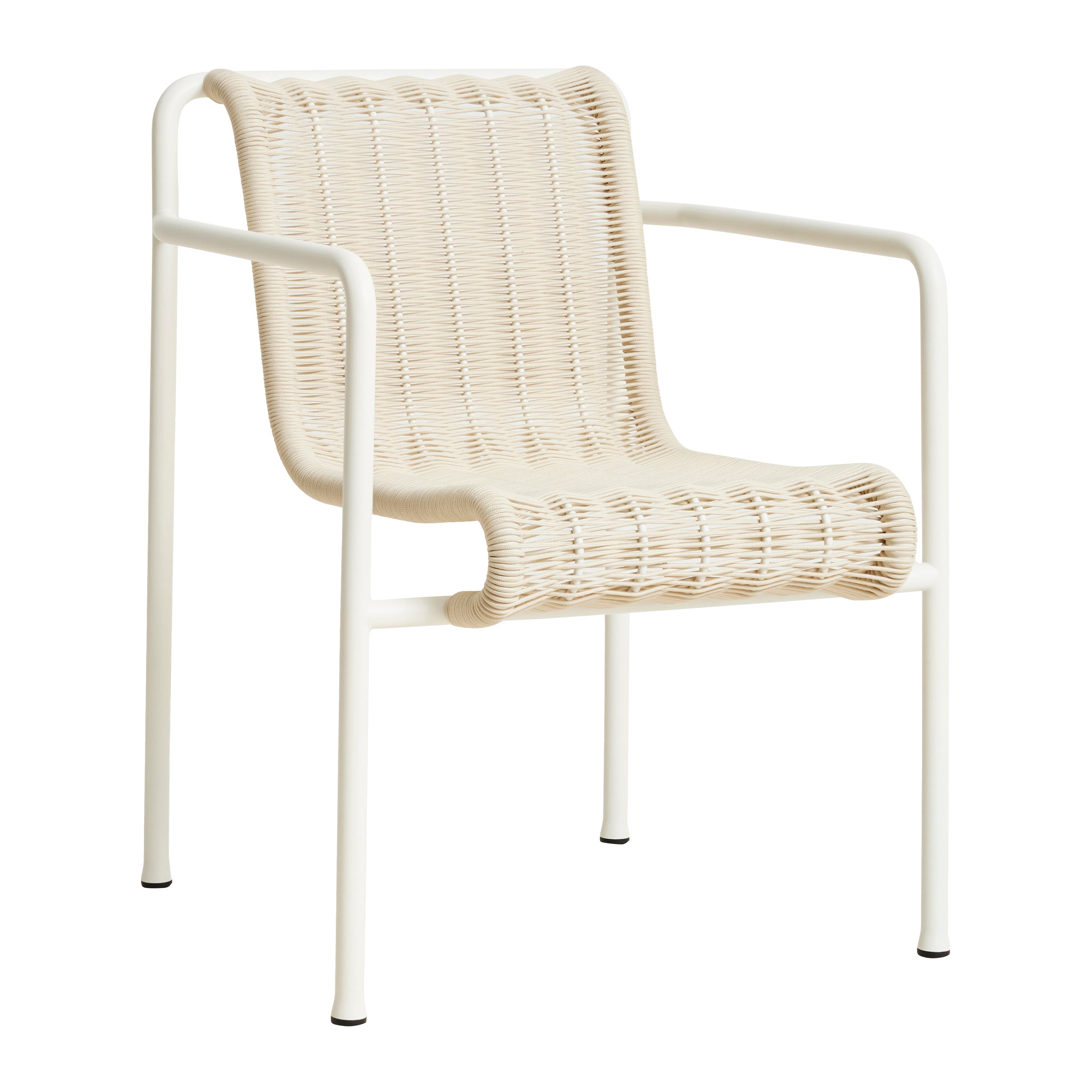 HAY Palissade Cord Tuinstoel - Crème Wit