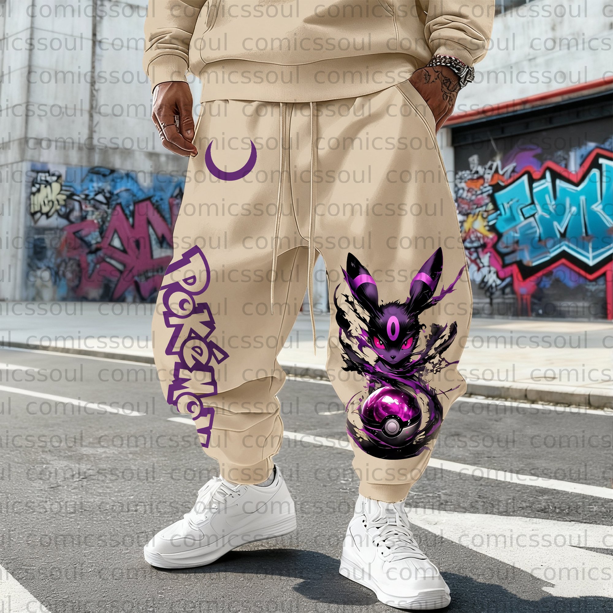 Unisex Anime Inspired Vintage Plush Pants