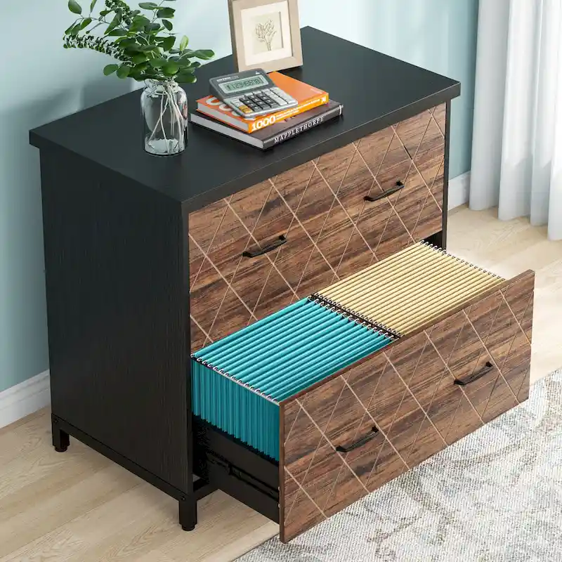 2-Drawer Lateral File Cabinet for Office Organization