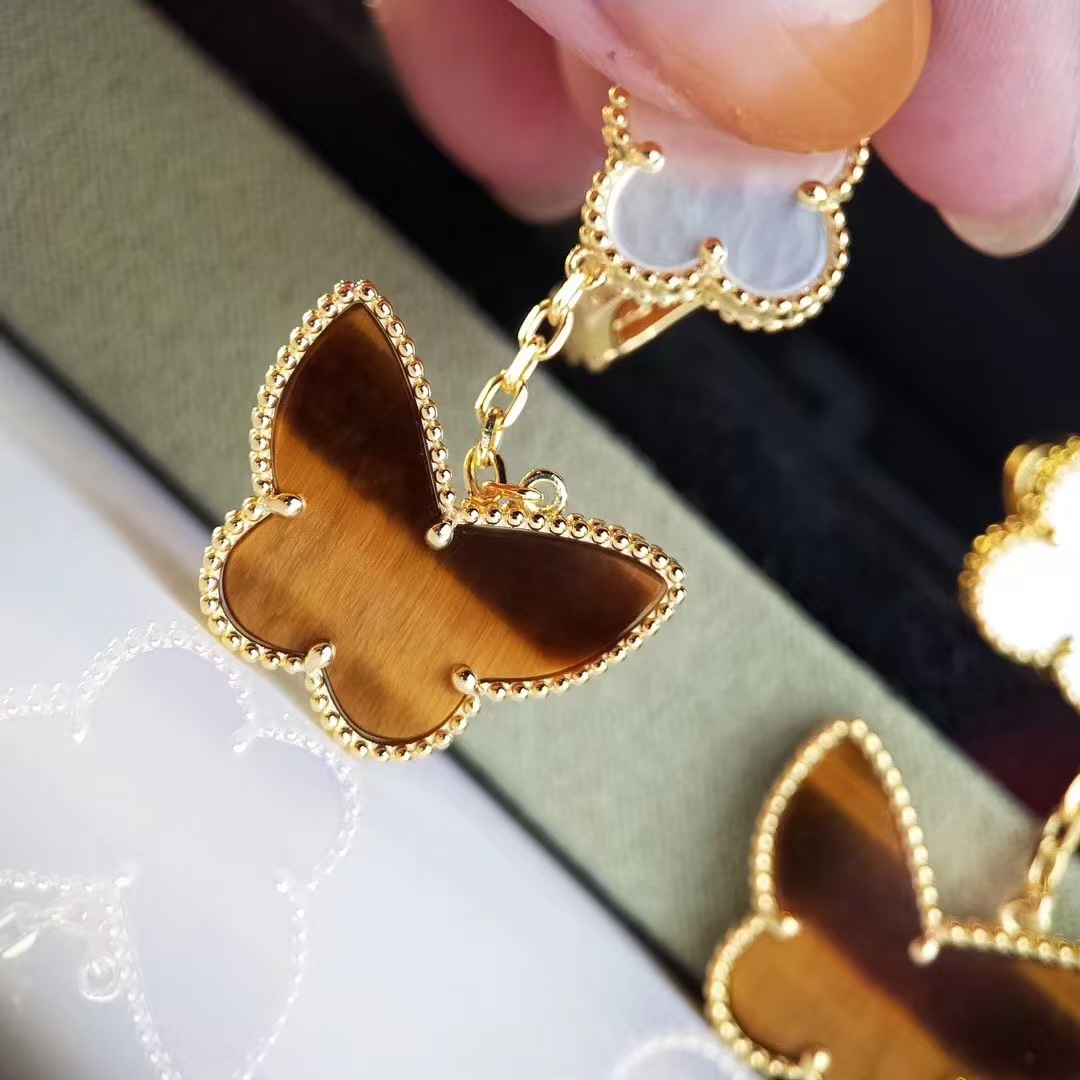 VCA Lucky Alhambra Earrings, 2 Motifs - Original Replica Club