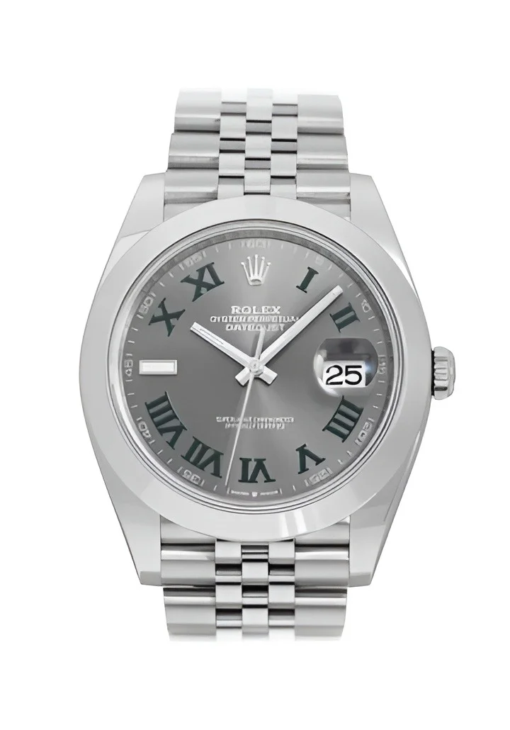 Superclone Rolex Datejust 41mm Rhodium Dial 126300  Wimbledon  Jubilee