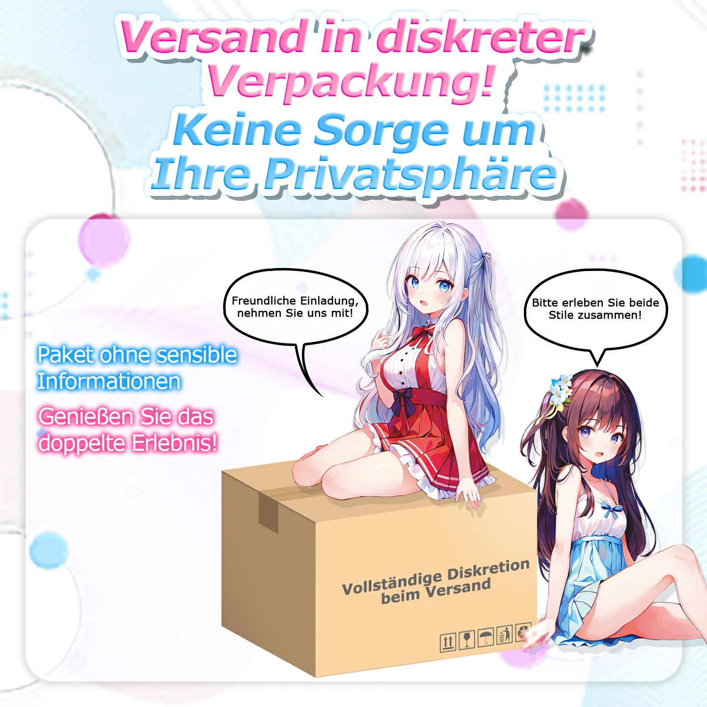 Dr.YUU Duo-Set Onahole mit zwei Waifu-Charakteren und unterschiedlichen Kanälen – Bild 4
