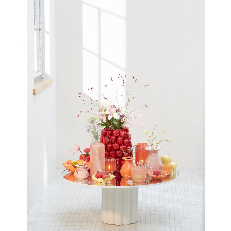 Light & Living - Bellpepper vaas keramiek - glanzend rood