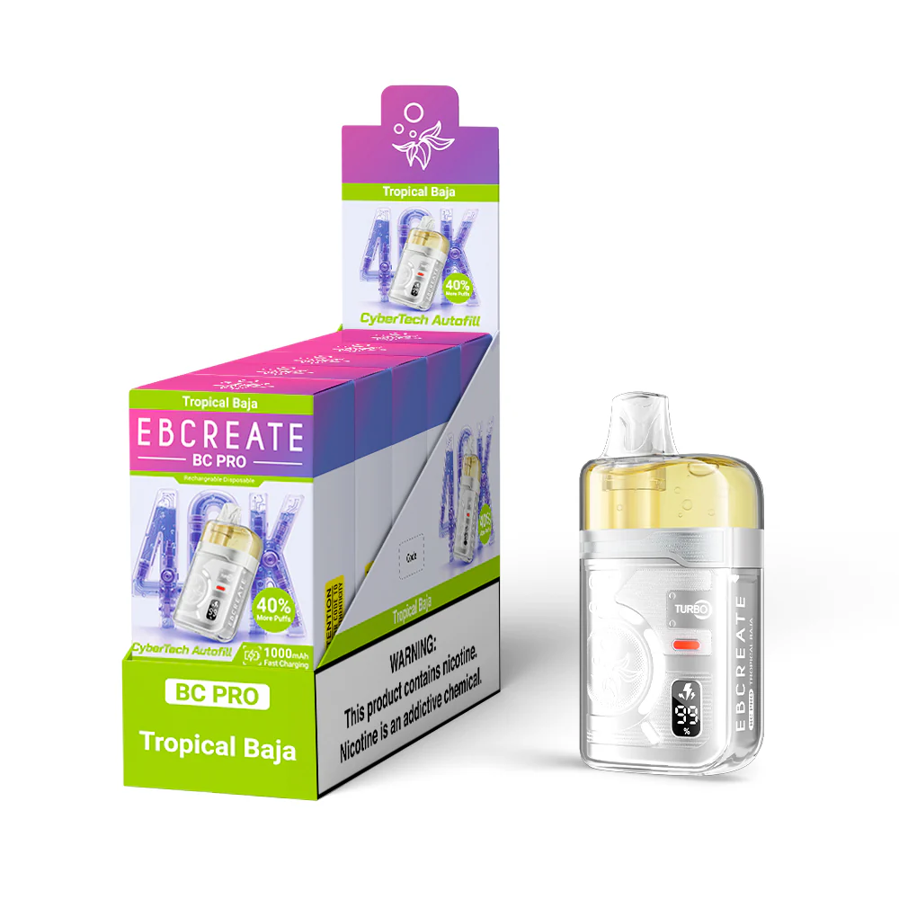 EBCREATE BC PRO cigarette électronique jetable rechargeable (toutes les saveurs)