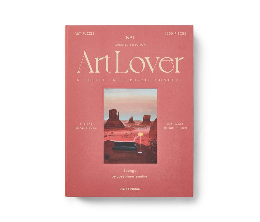 Printworks Art Lover Boek Puzzel - Lounge - 1000 stukjes
