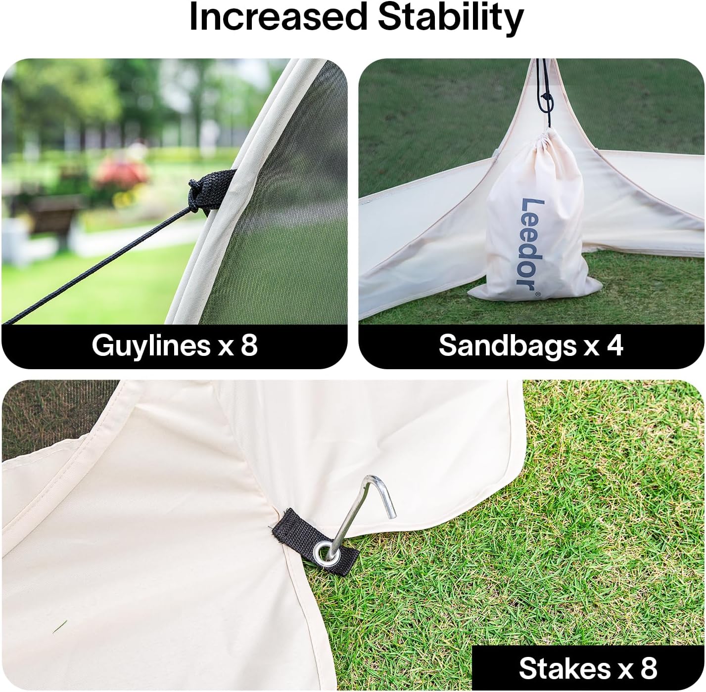 Screen gazebo sleeps 6-10-15 people Igloo-style canopy tent mosquito net on the sides Perfect