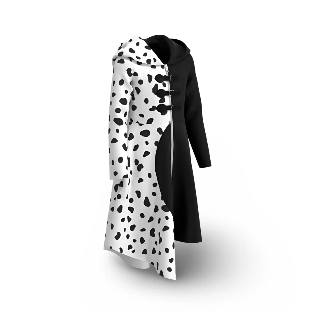 Halloween Costume Spotted Dress Cape Cosplay Outfit - Image 3 Halloween Costume Spotted Dress Cape Cosplay Outfit - Image 3