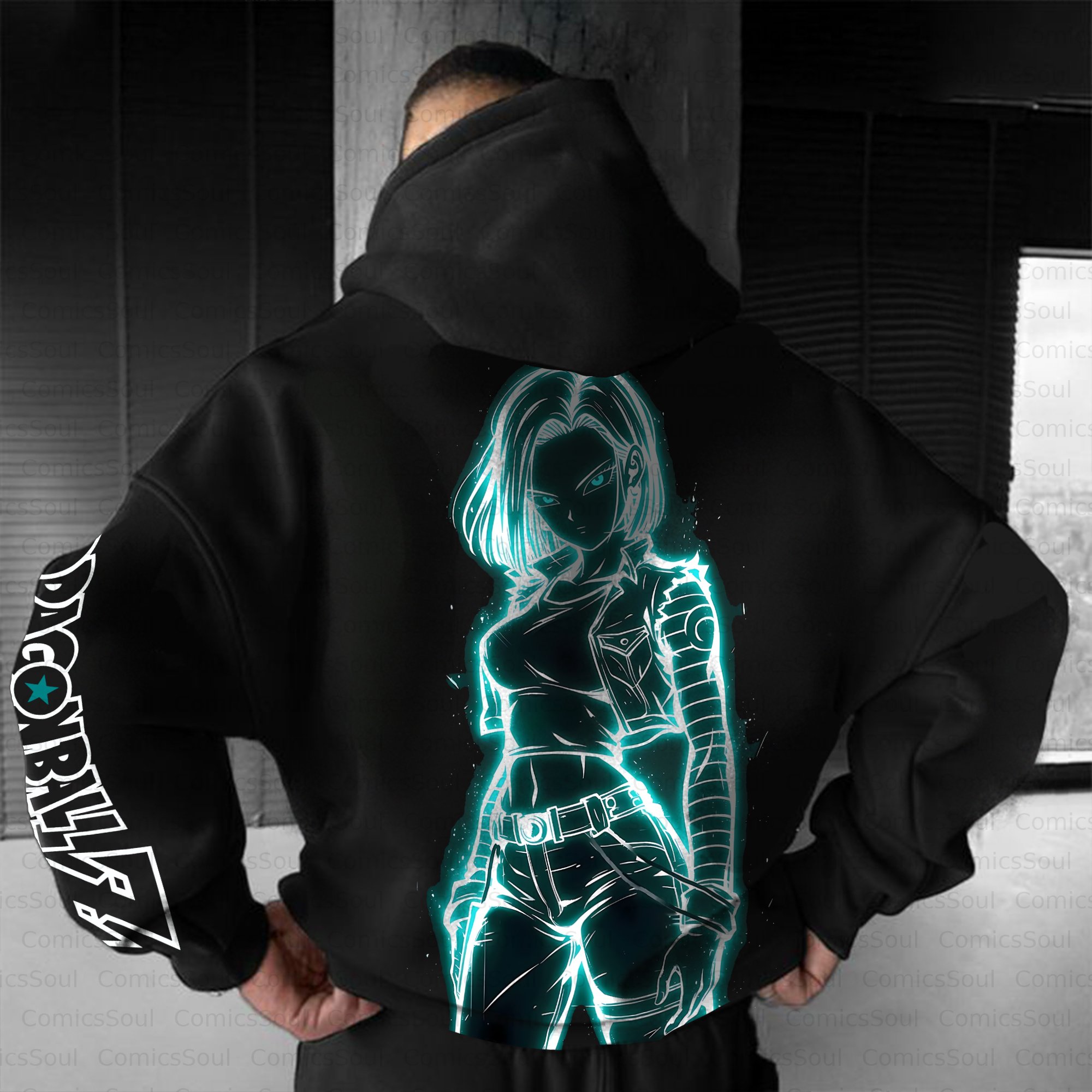 Unisex Anime Inspired Vintage Plush Hoodie