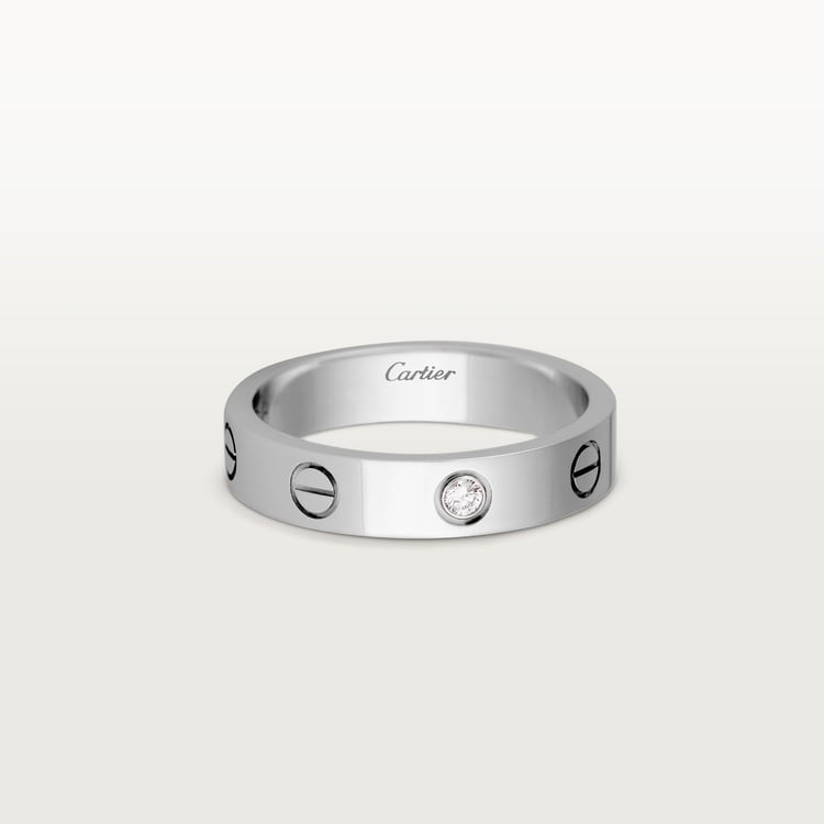 Replicate LOVE ring, small model, 1 diamond(1:1 replica) - Original Replica Club