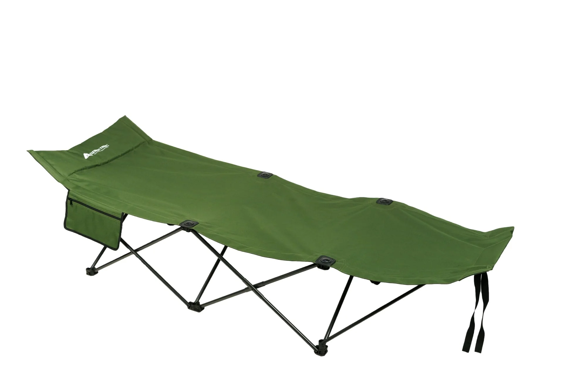 Ozark Trail Adult Camp Cot, Green, 80.2 inches x 30.2 inches x 23.5 inches - image 1