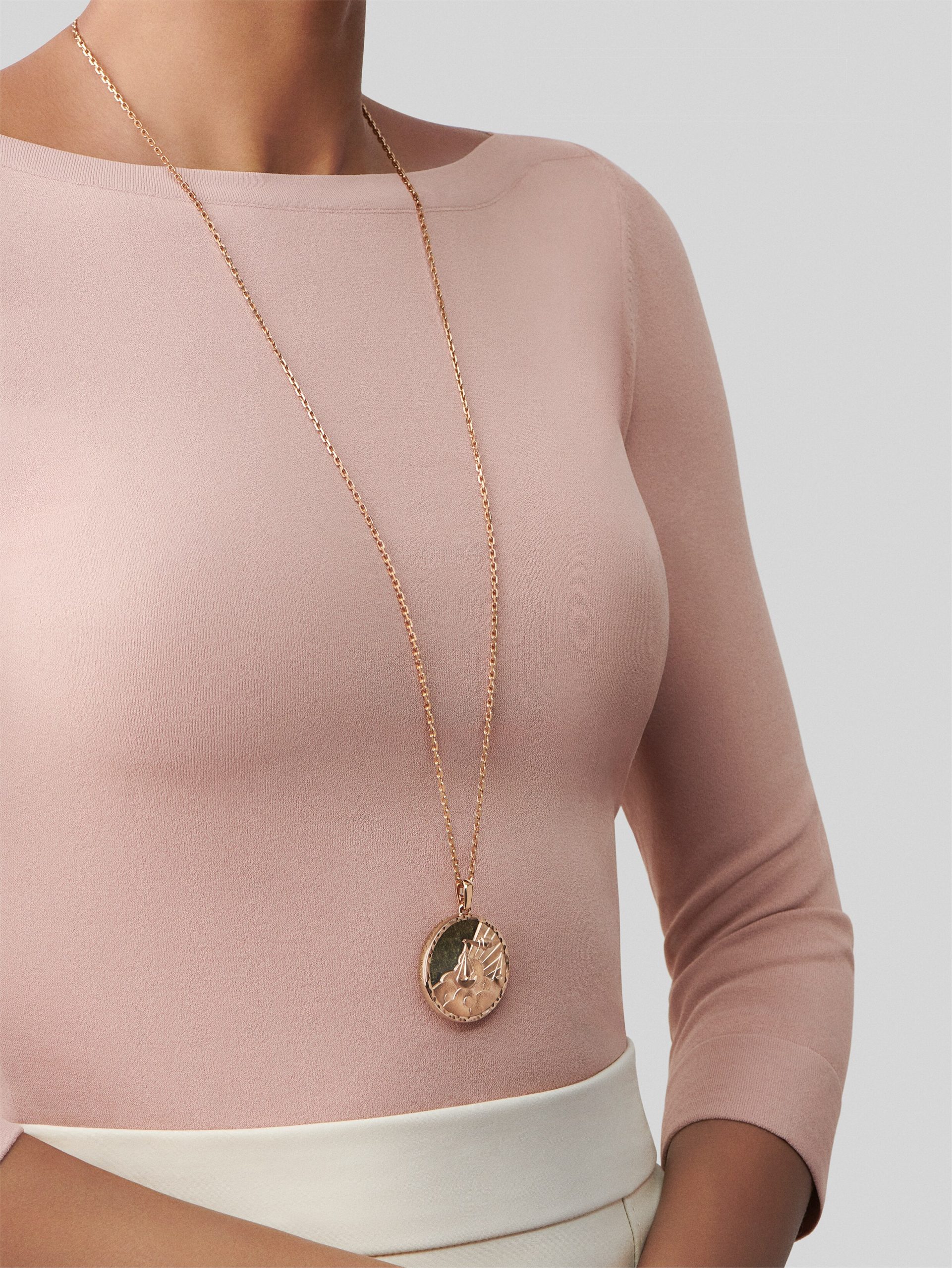 Replicate Zodiaque long necklace Librae (Libra)(1:1 replica) - Original Replica Club