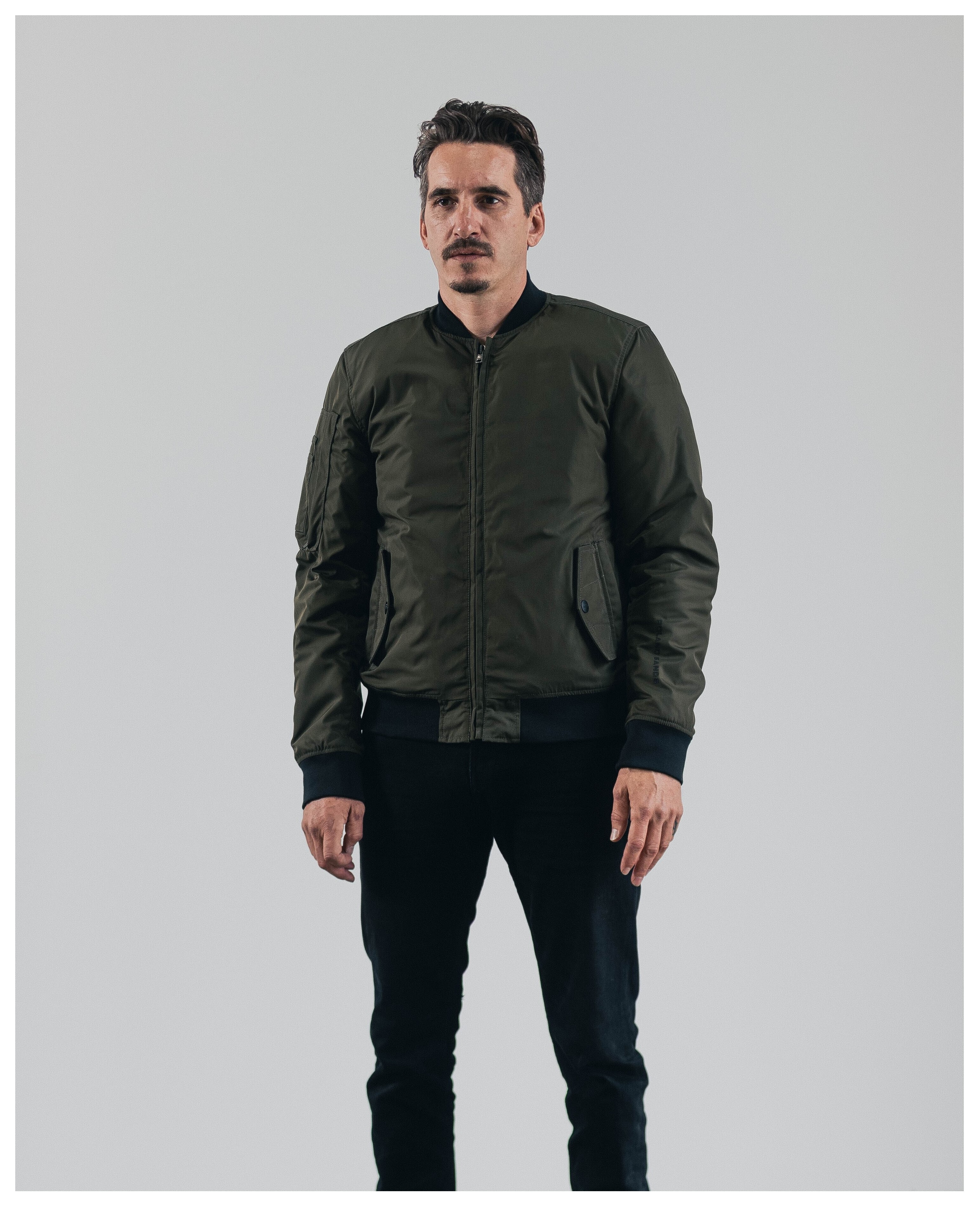 SportsBikeShop Roland Sands Palomar CE Jacket Olive / MD [Incomplete]