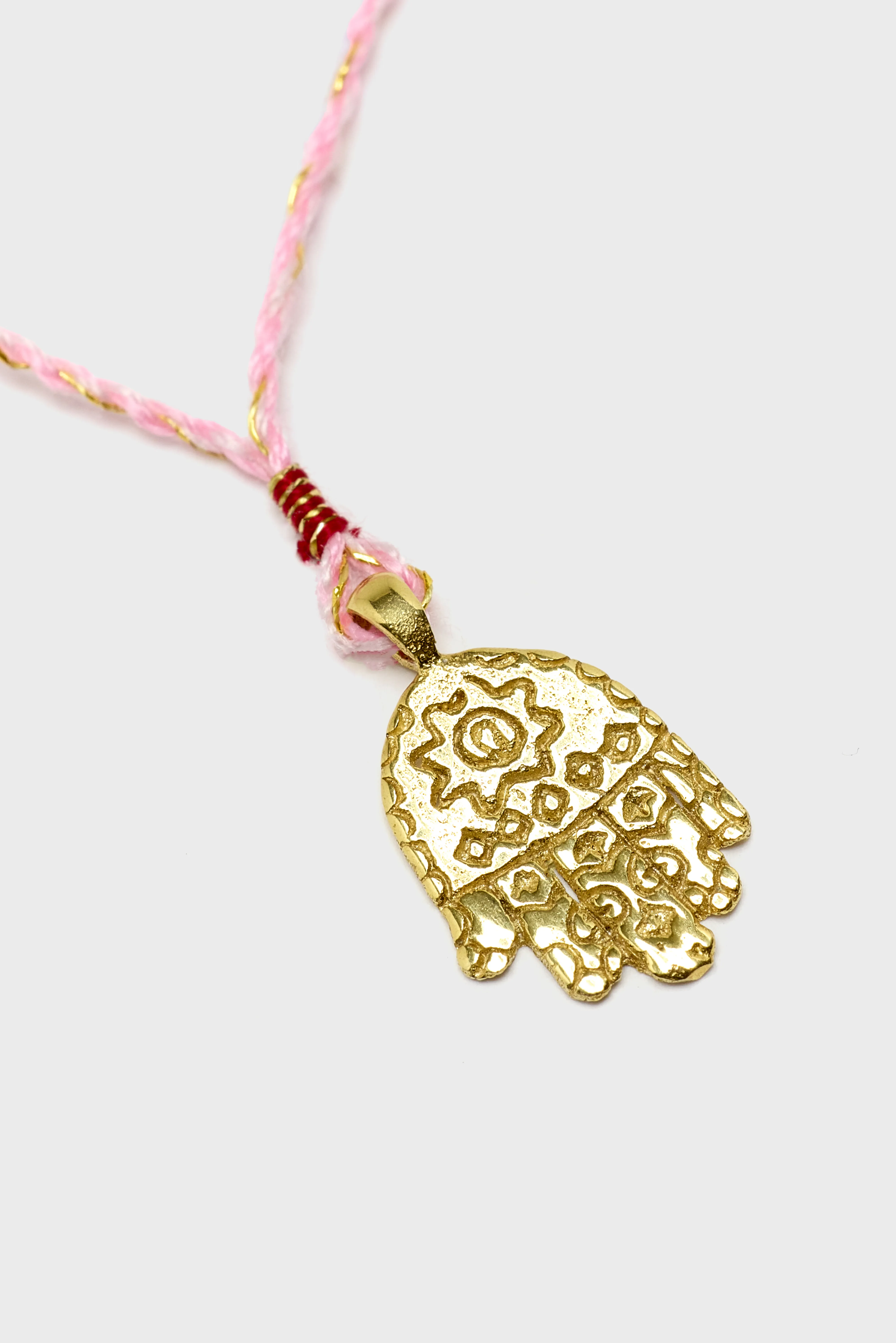 Bellerose Hamsa Necklace  (261 / W / PINK)