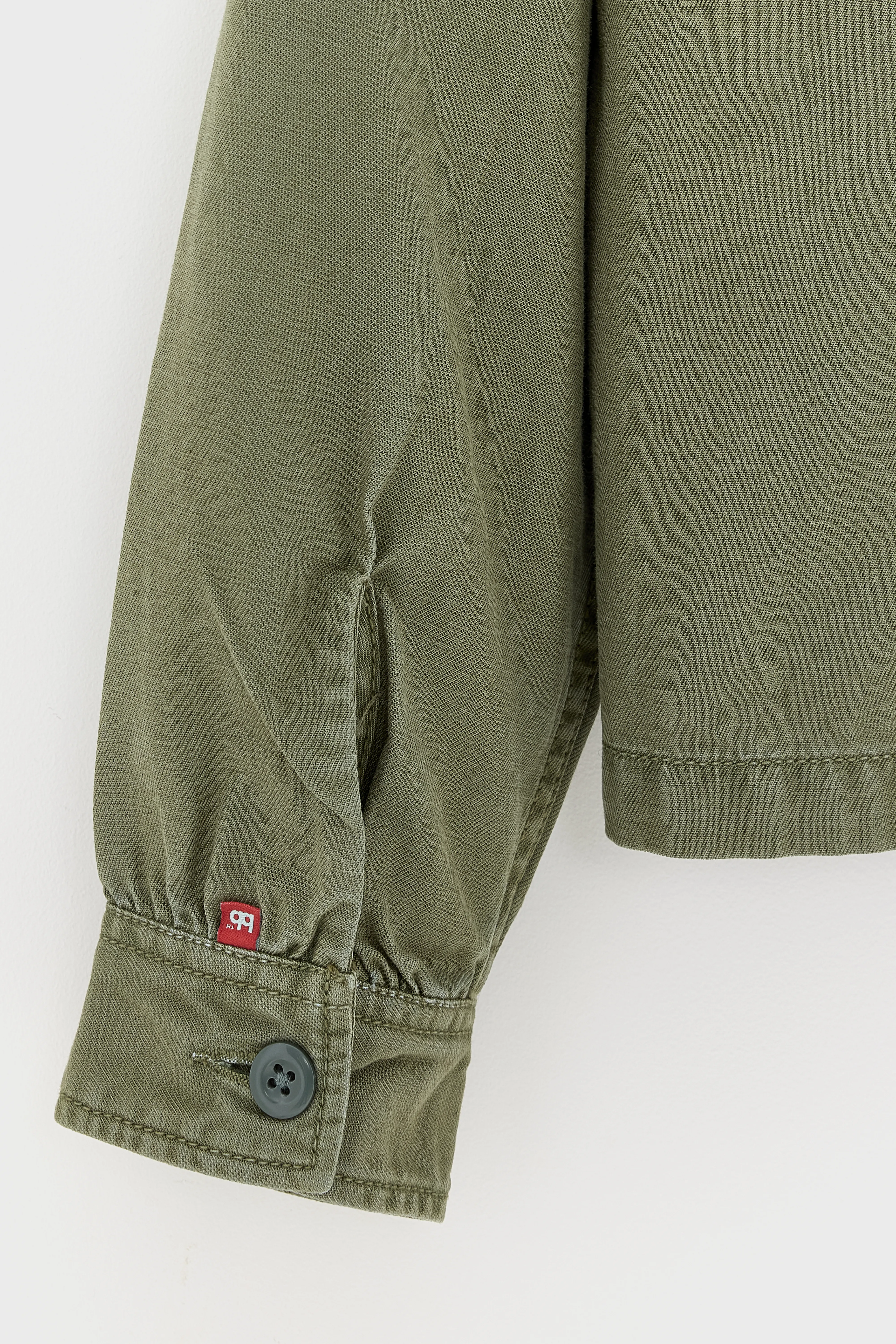 Bellerose Azucar khaki green classic overshirt (251 / G / JEEP)