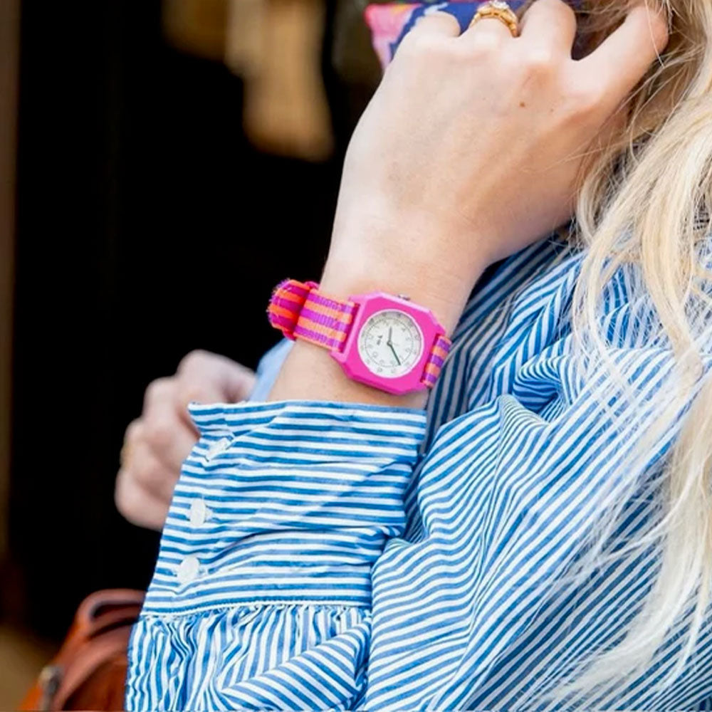 Mini Kyomo - Montre Ruby Papaya - Rose, Orange & violet