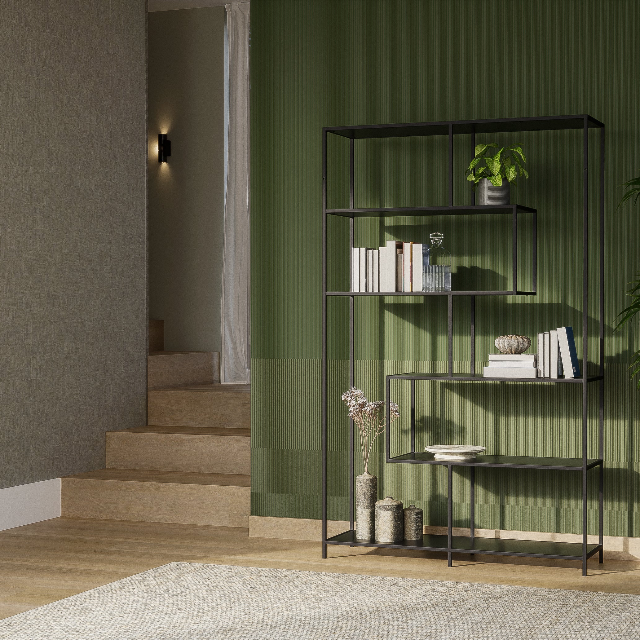 by fonQ Jaxon Stellingkast 185 x 114 cm - Antraciet