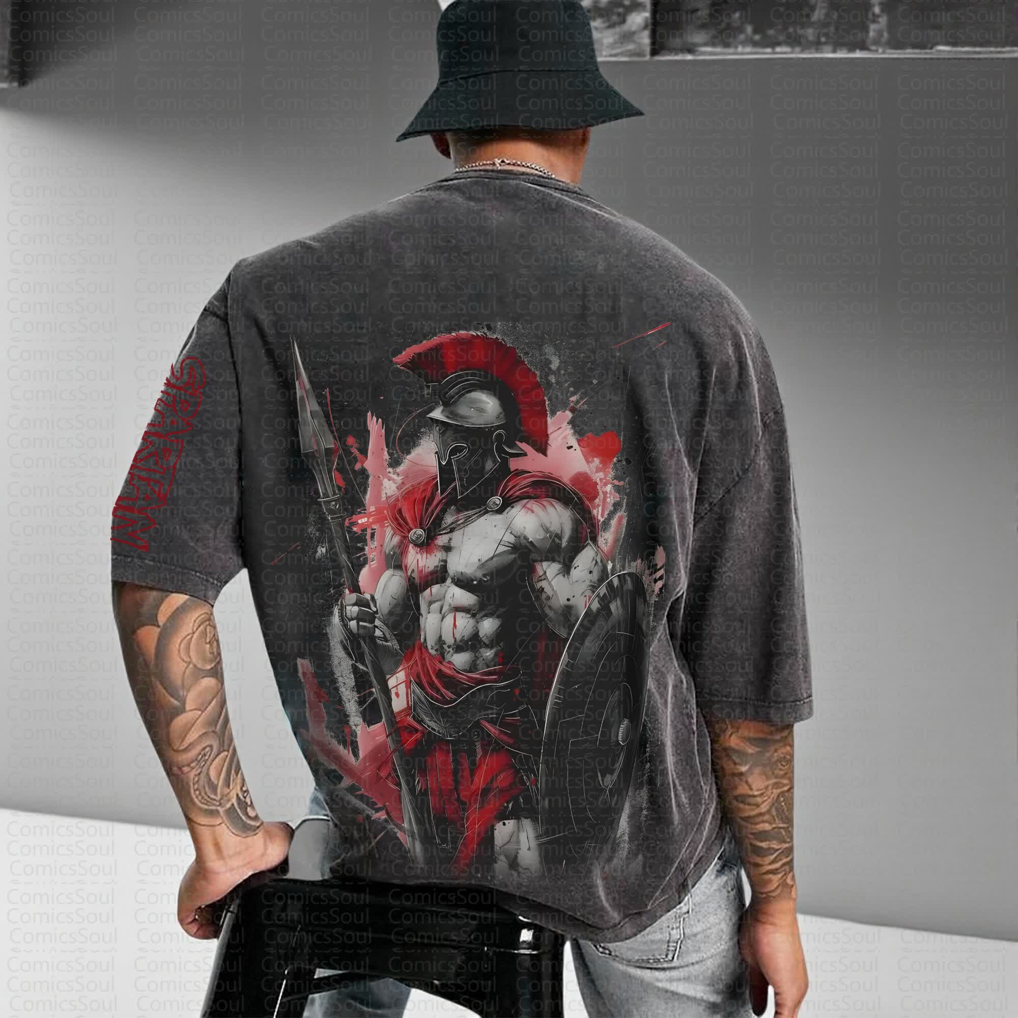 Unisex Anime Inspired Vintage Washed T-Shirt丨Comicssoul