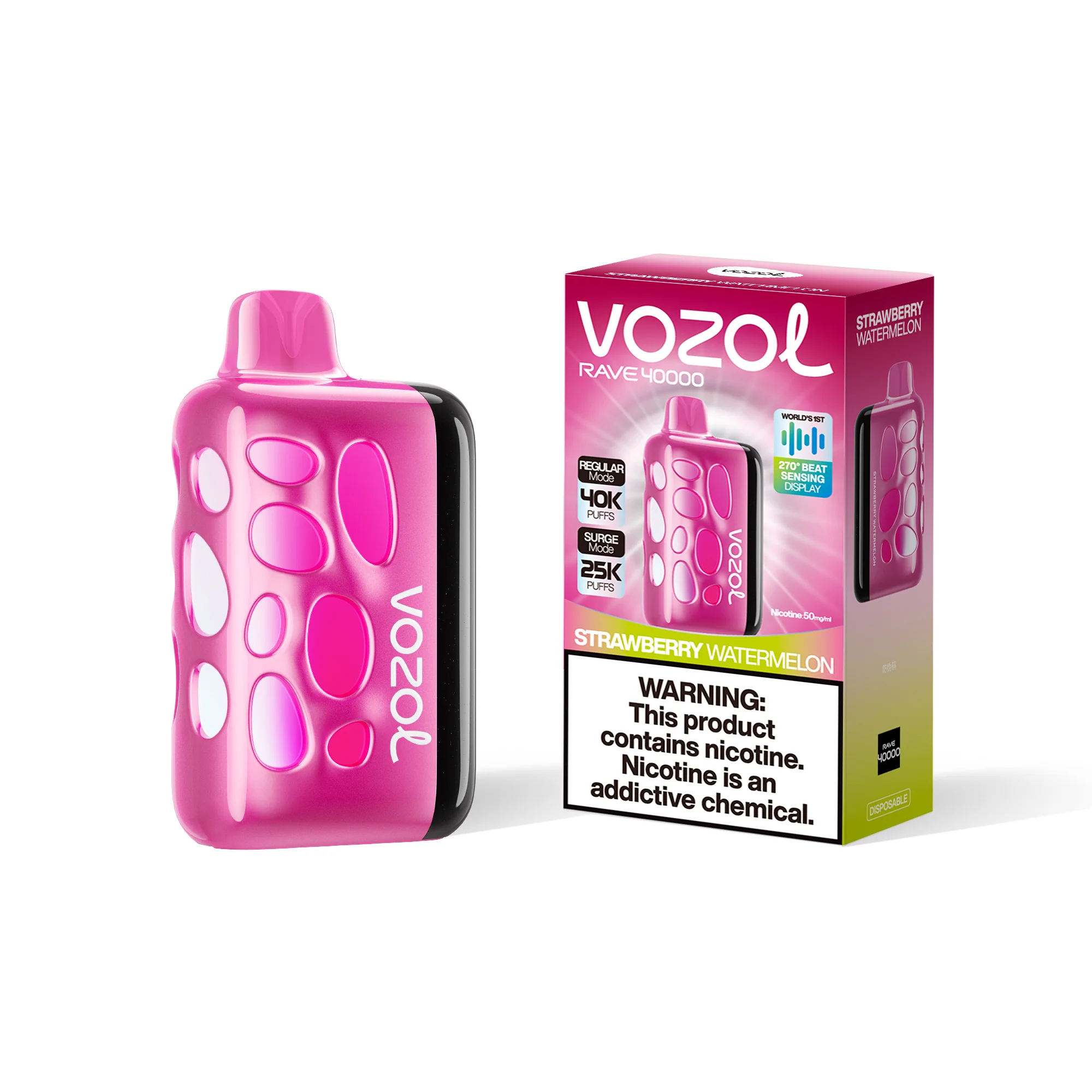 VOZOL RAVE 40K cigarette électronique jetable (toutes les saveurs)