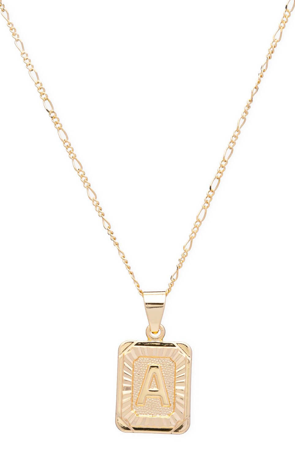 Bracha - Initial Card Necklace - Se7enfashion